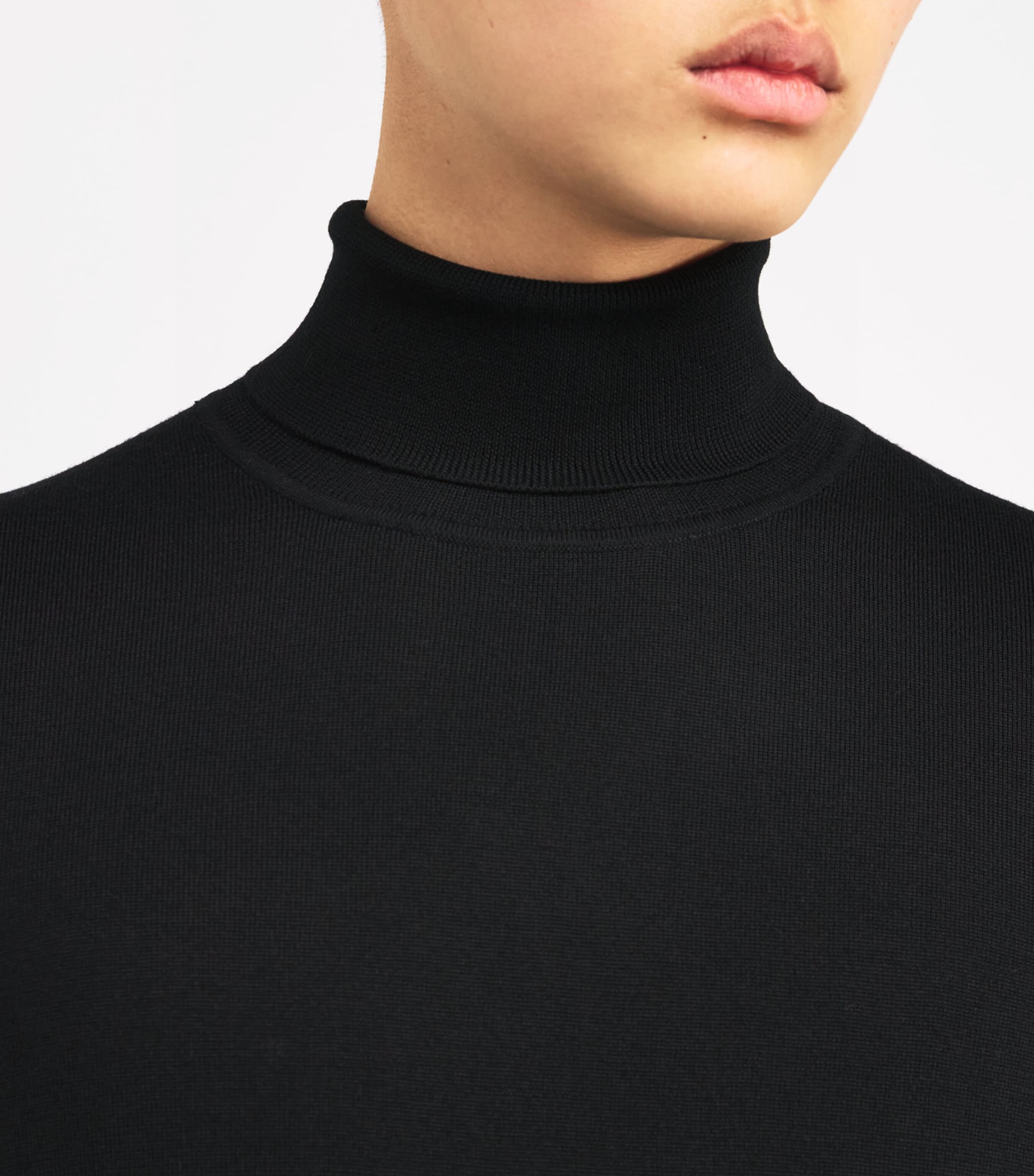 Wool Rollneck Sweater NOIR Image 10
