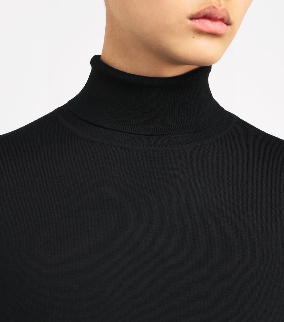 Wool Rollneck Sweater NOIR Image 10