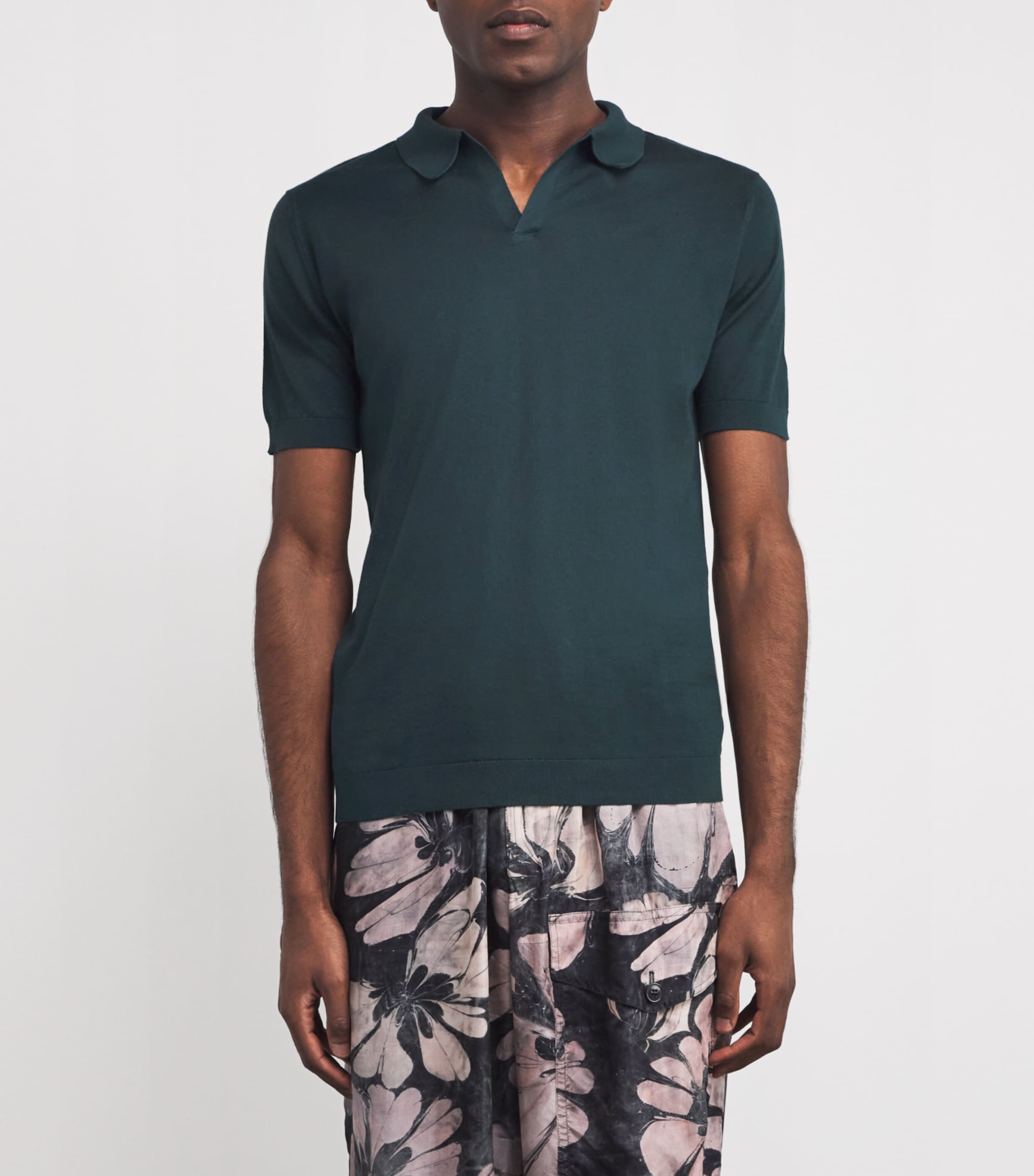 John Smedley Cotton Noah Polo Shirt | Harrods US