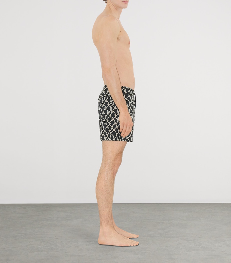 Knot Print Swim Shorts MAGNET IP PATTERN Image 3