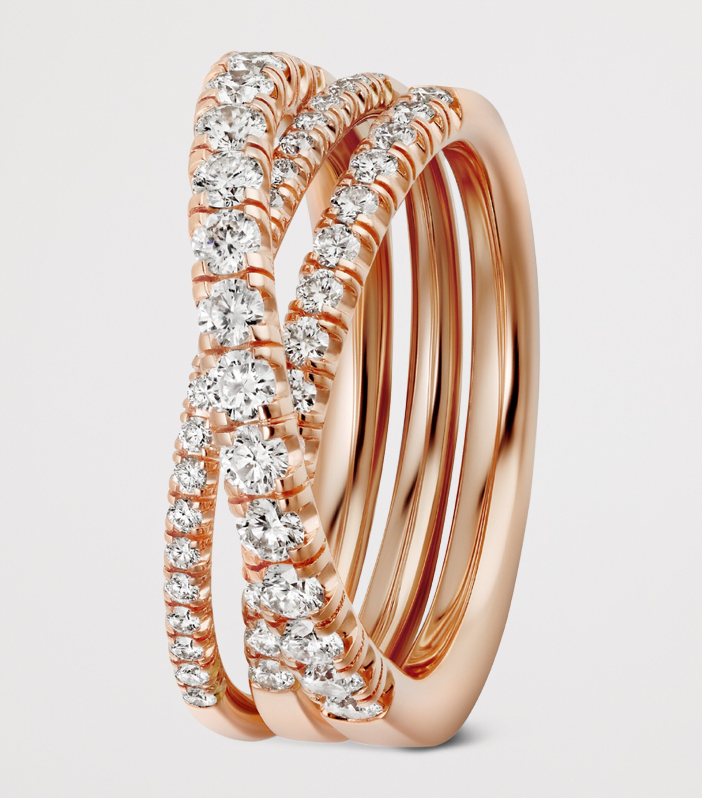 Cartier Rose Gold and Diamond Étincelle de Cartier Wedding Band Rose Gold Image 5