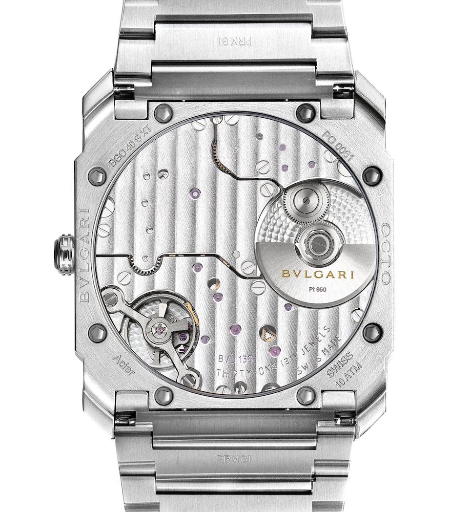 Steel Octo Finissimo Automatic Watch 40mm SILVER Image 3