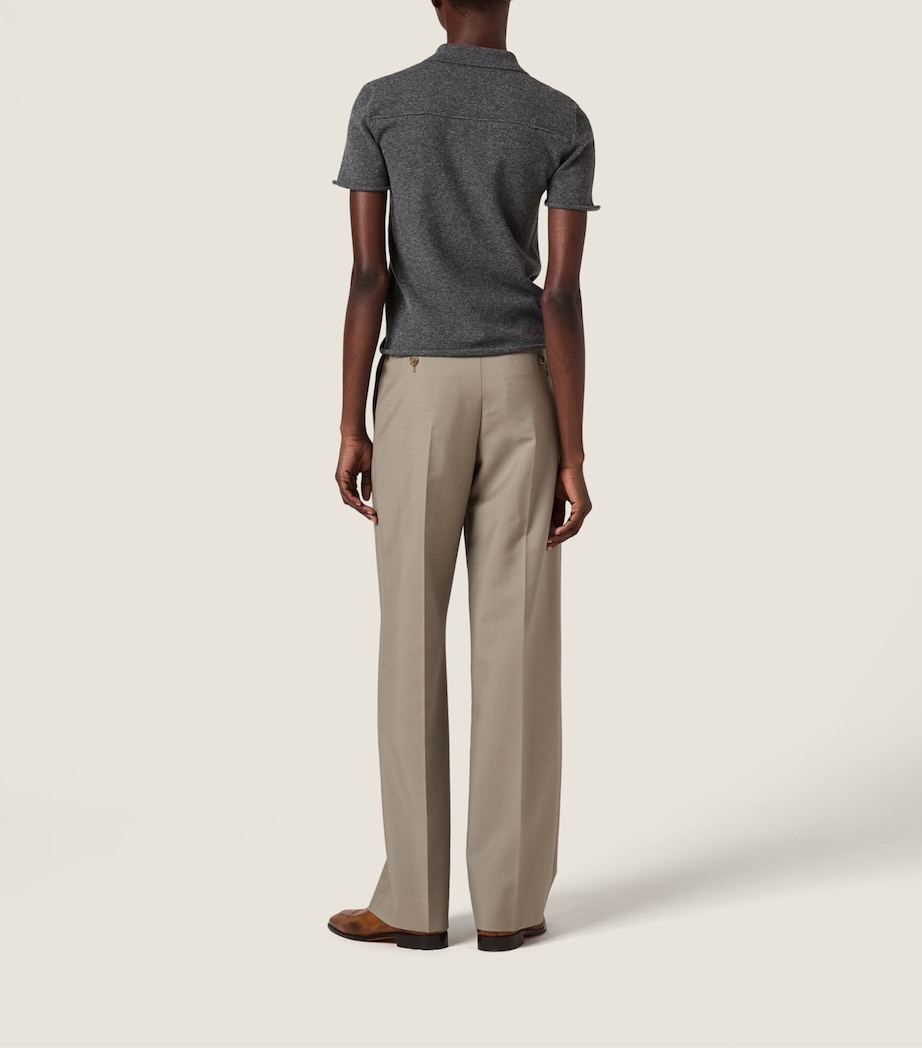 Cashmere Logo Polo Shirt F0480 Image 3