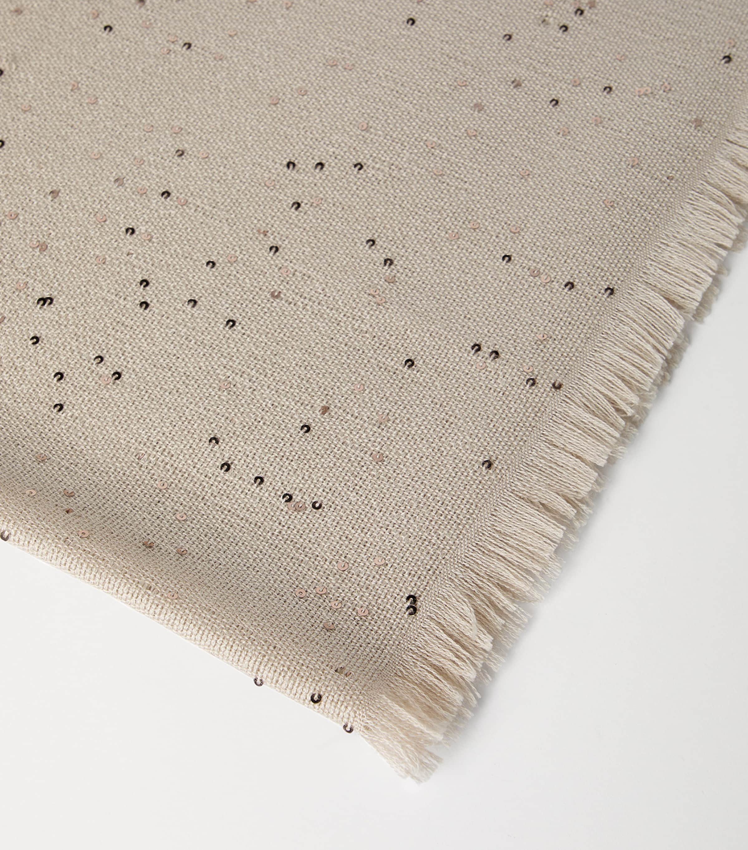 Cashmere-Silk Embellished Scarf CJ504 Image 4