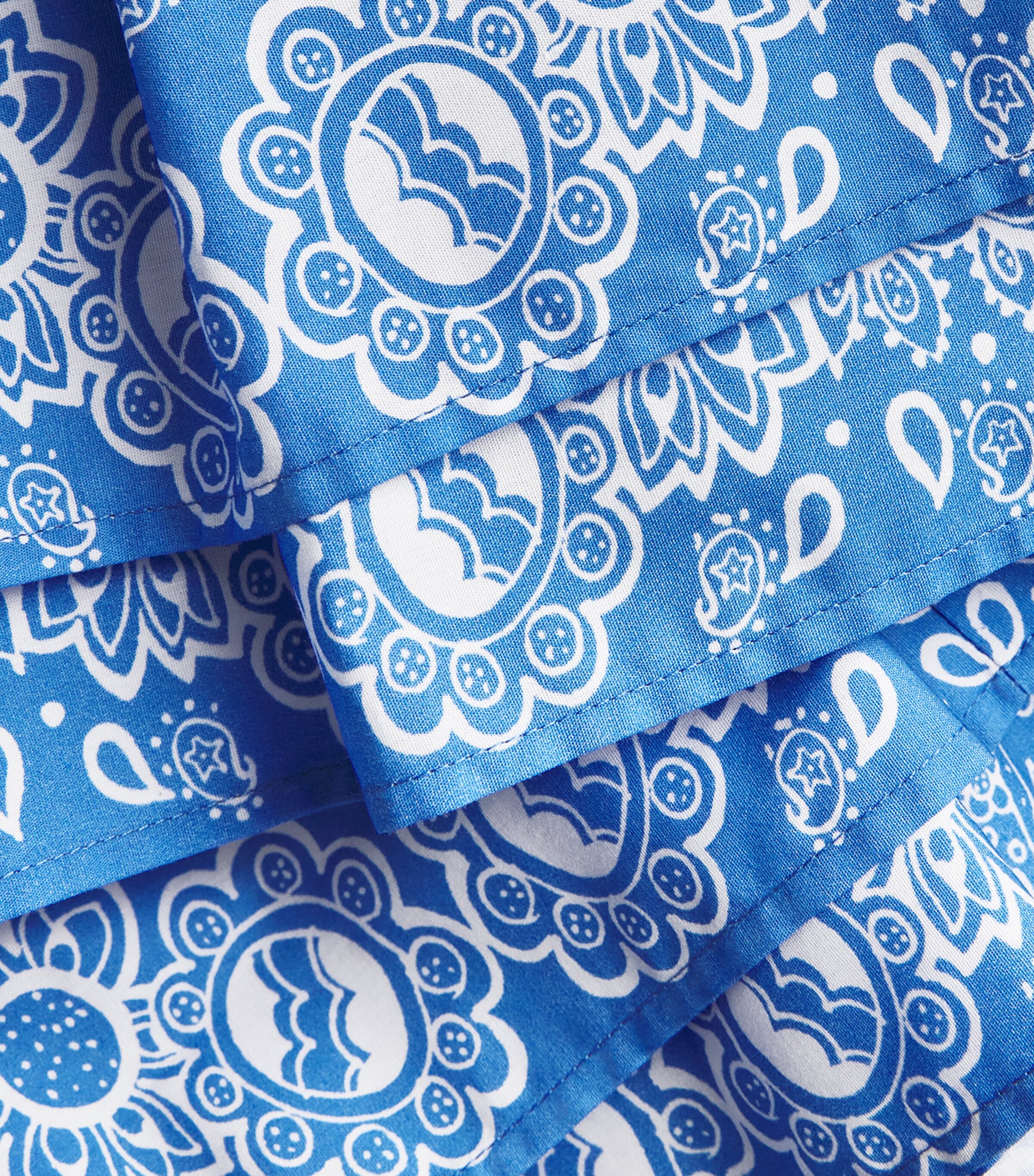 Maje Womens Paisley Print Mini Skirt Sky Blue Bandana Image 6