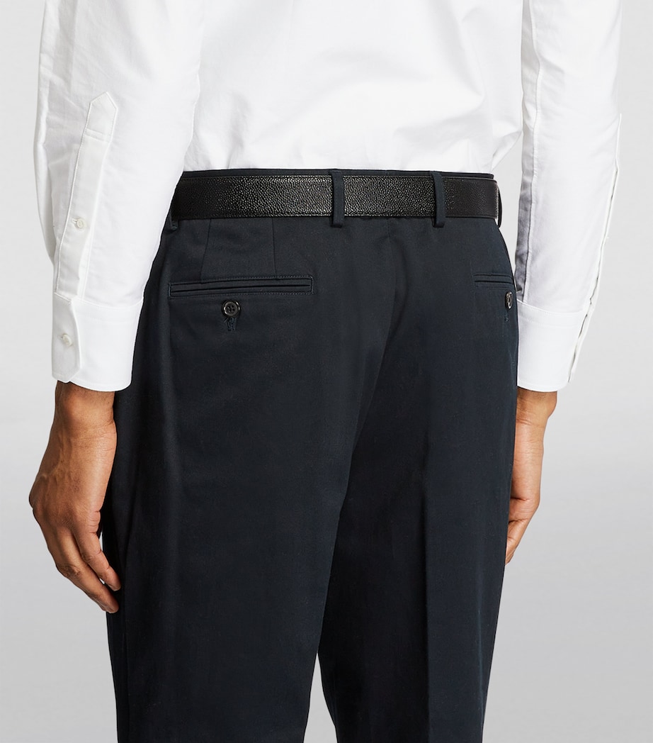 Thom Browne Leather Tricolour Belt Black Image 2