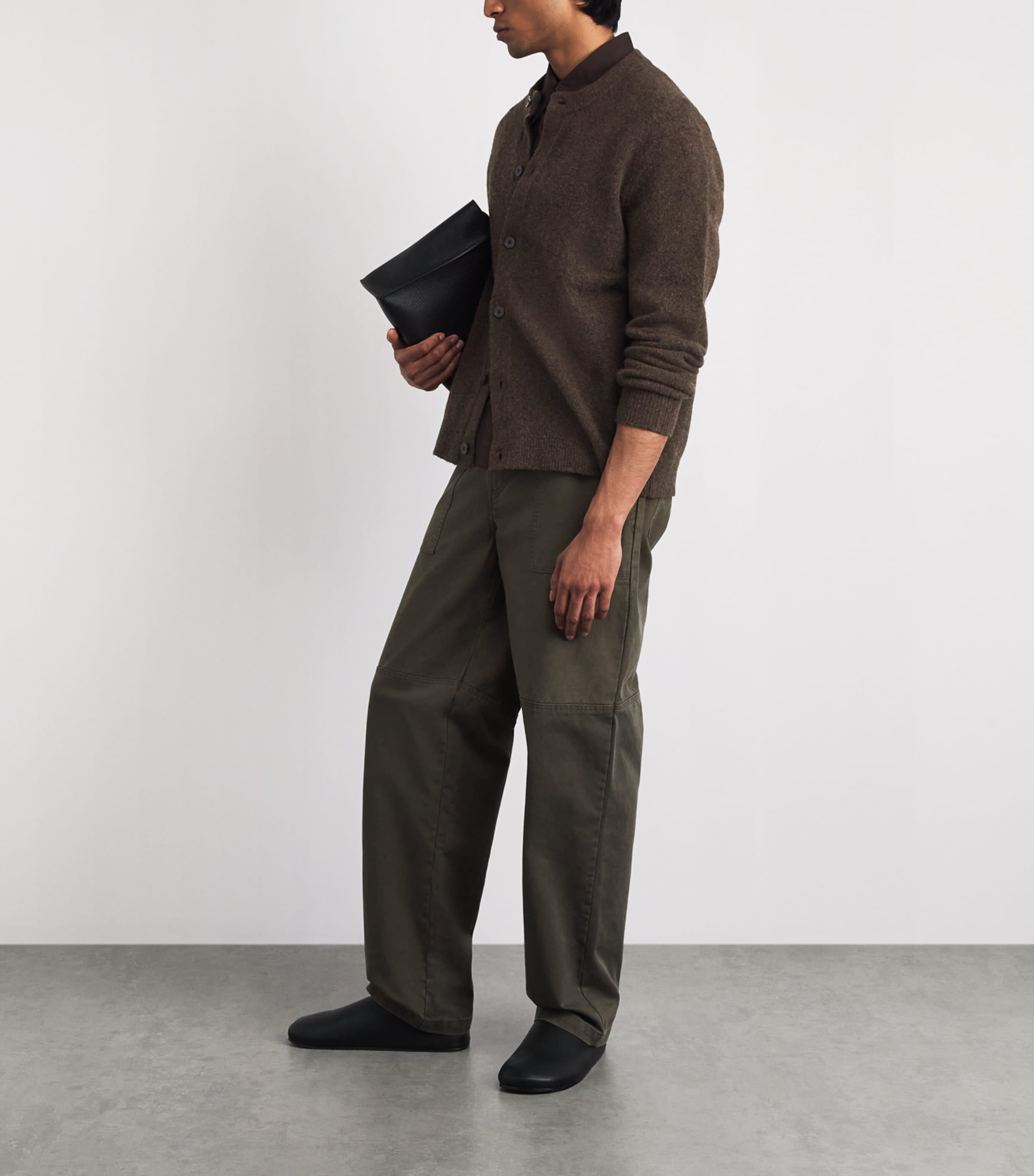 Wool-Blend Jasper Cardigan DEMITASSE Image 2