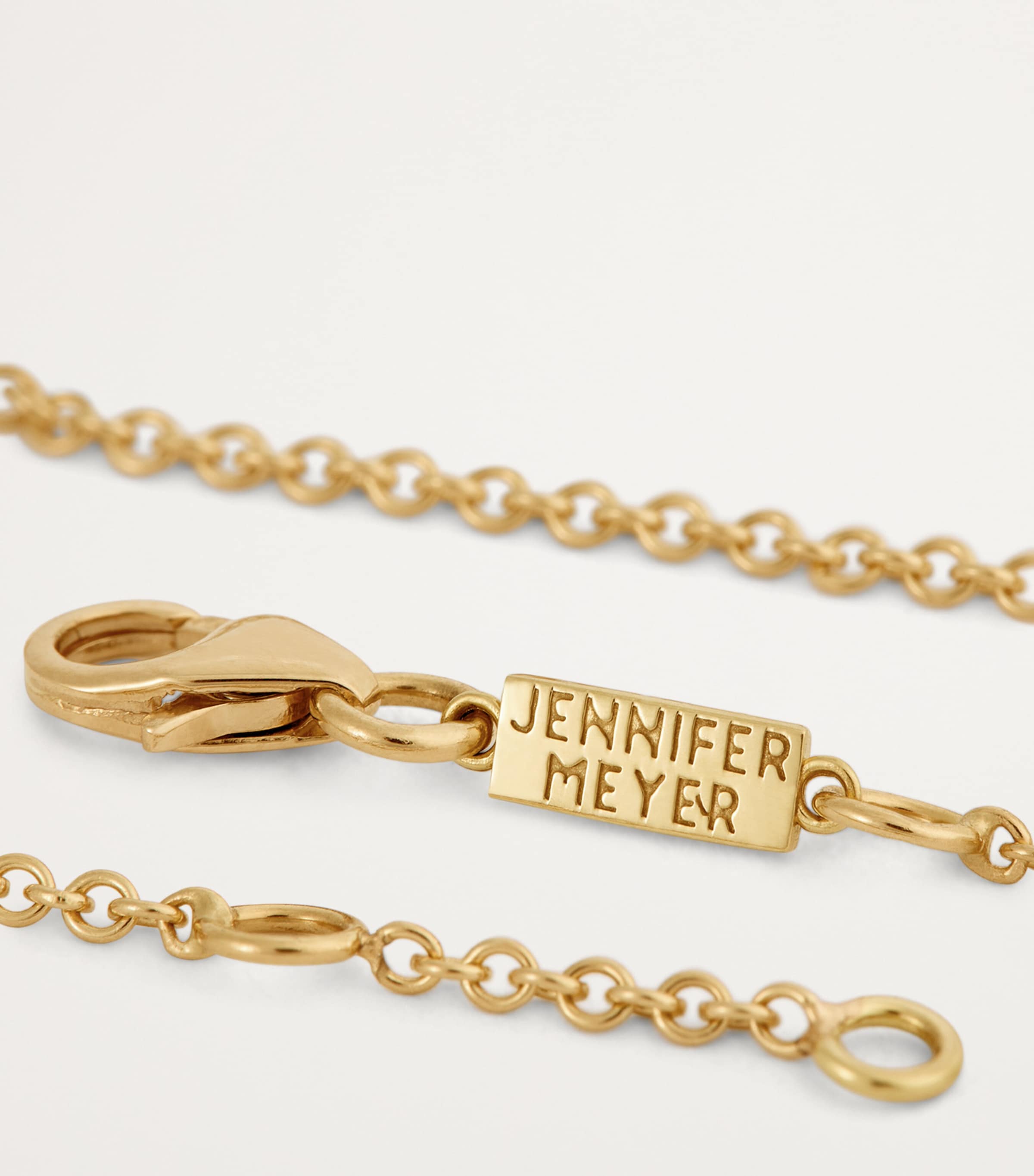 Medium Yellow Gold and Diamond Edith Evil Eye Bracelet YELLOW GOLD Image 6