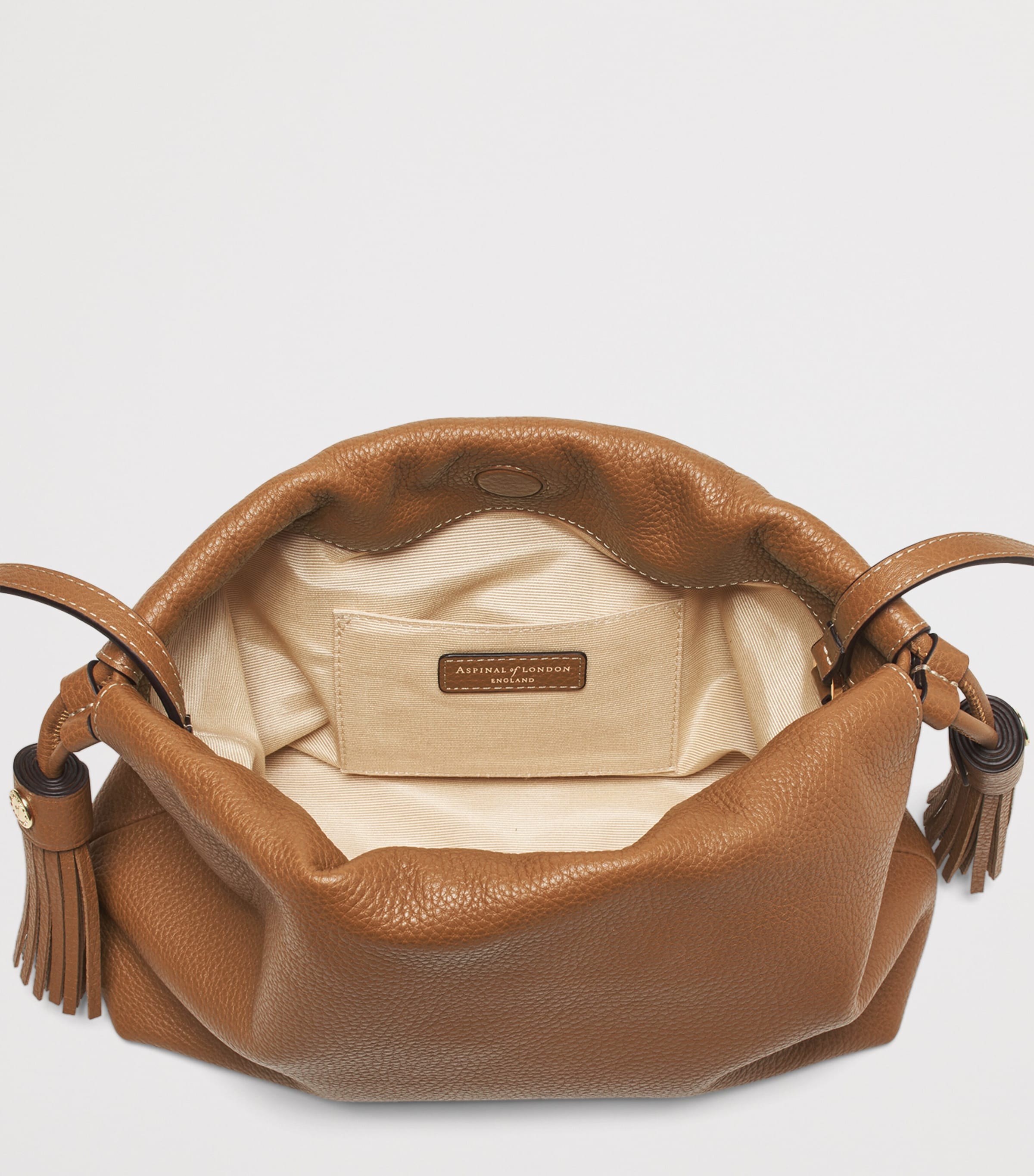 Large East West Hudson Cross-Body Pouch TAN Image 4