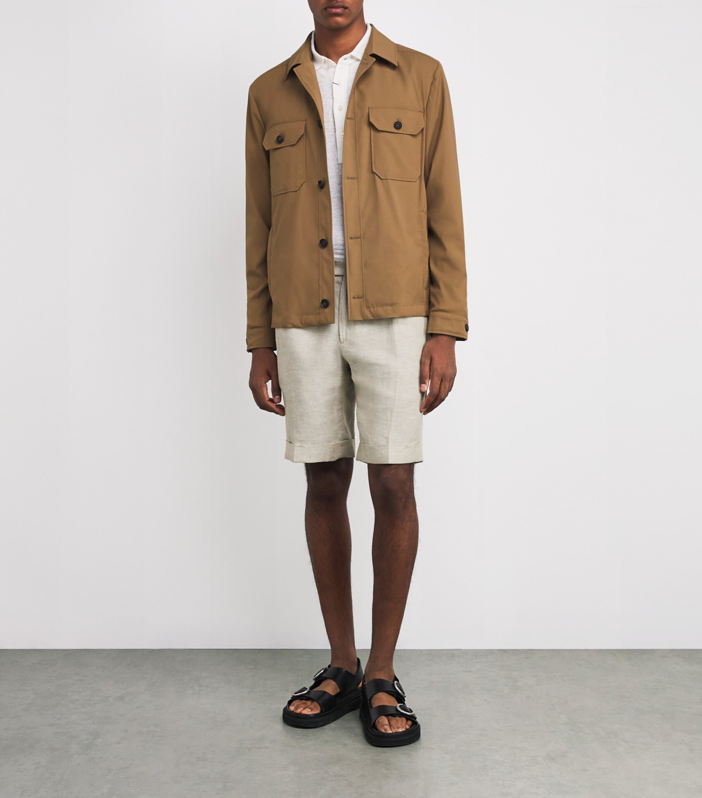 Virgin Wool-Blend Jacket 035 NATURAL / BEIGE Image 2