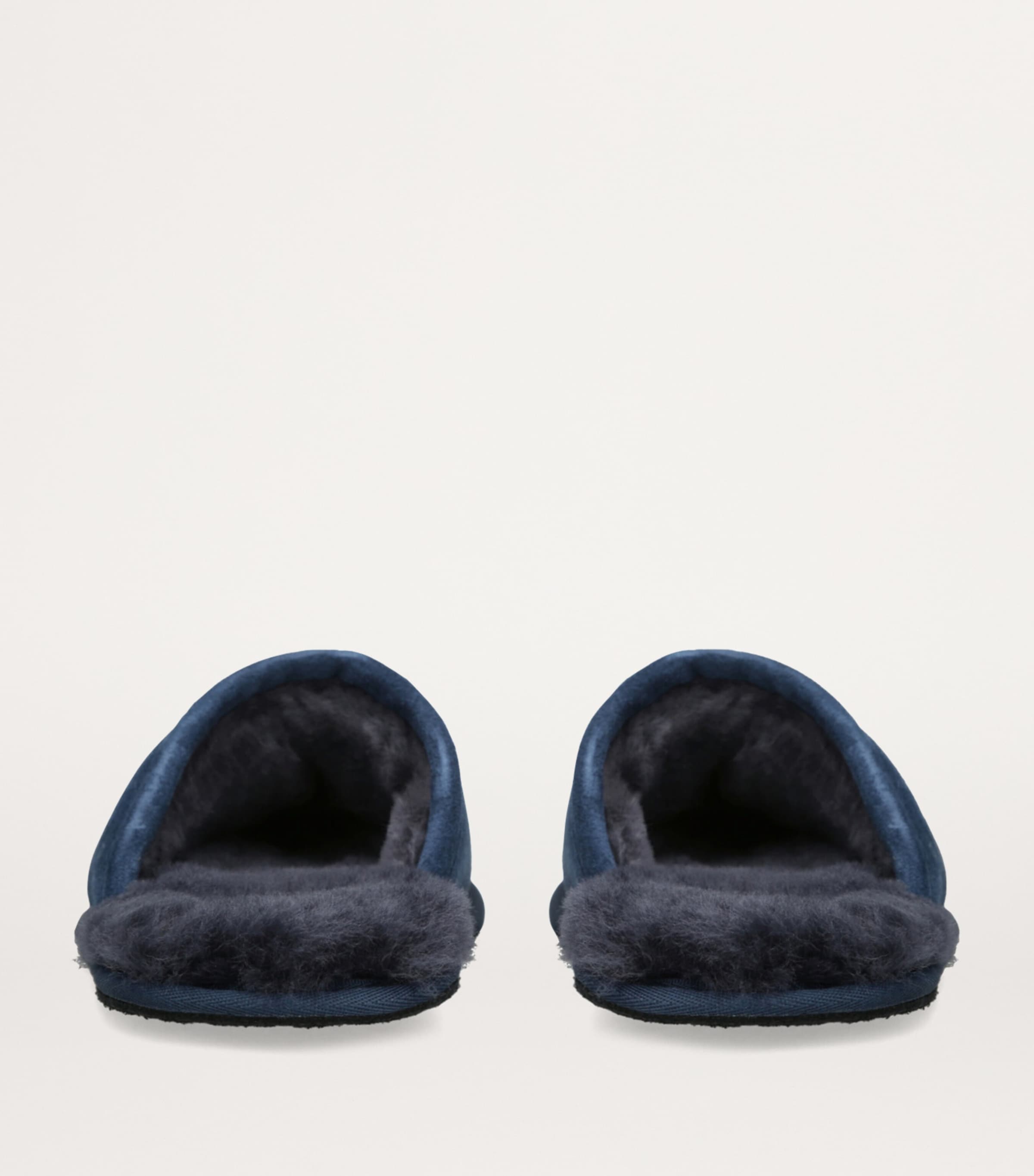 Suede Scuff Slippers BLUE/DARK Image 2