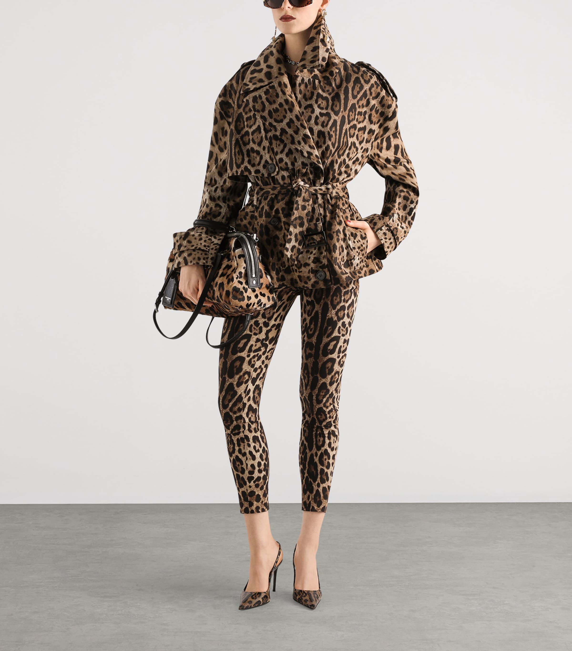 Dolce&Gabbana Womens Leopard Print Jacket Leo New Image 2