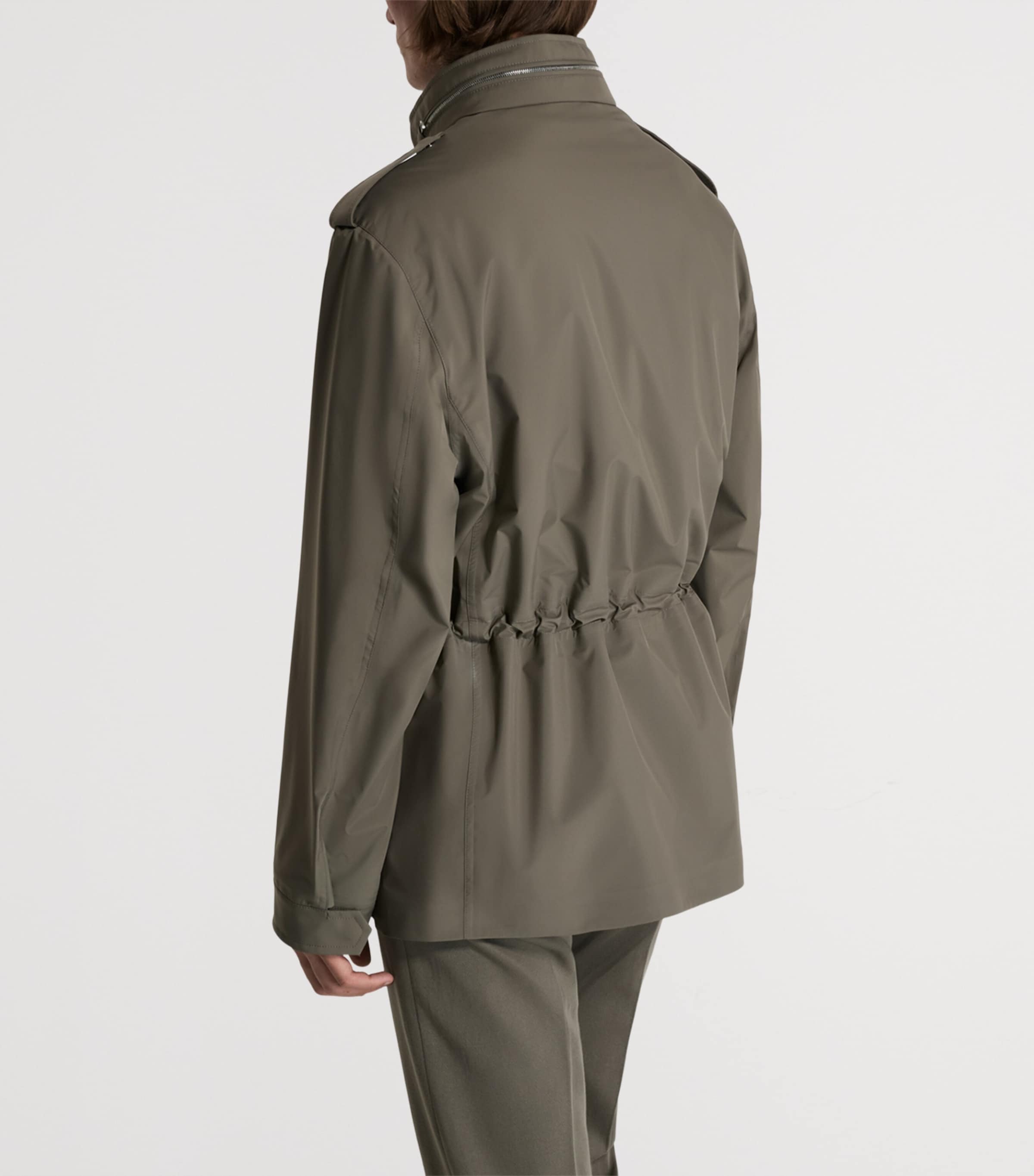 Dunhill Mens Field Jacket Khaki Image 3