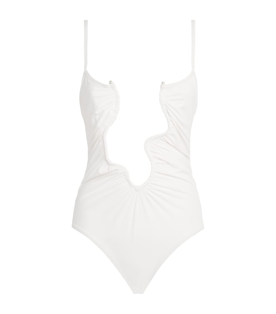 Cut-Out Salacia Swimsuit WHITE Image 1