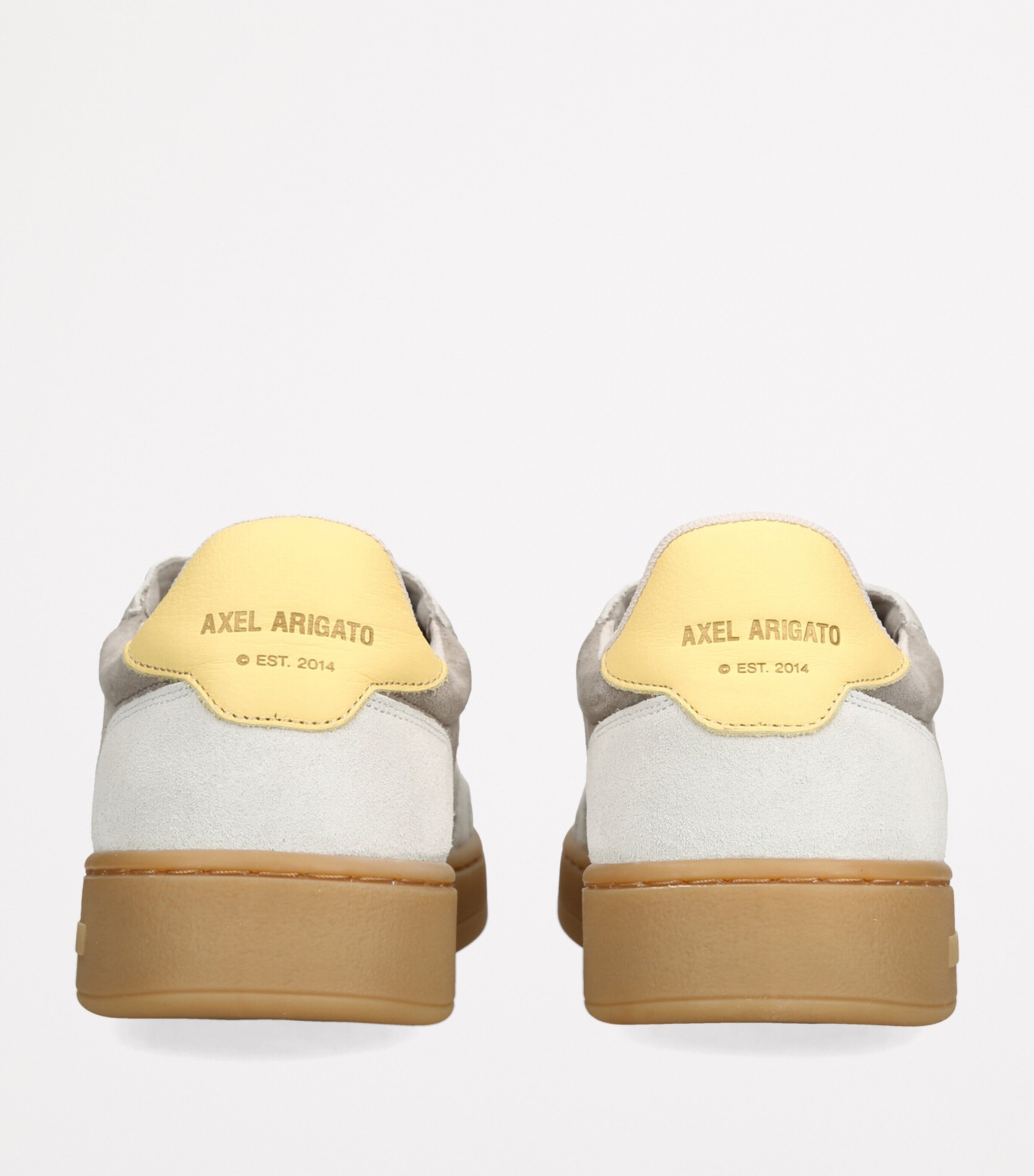 Axel Arigato Leather Dice T-Toe Low-Top Sneakers Beige Comb Image 2
