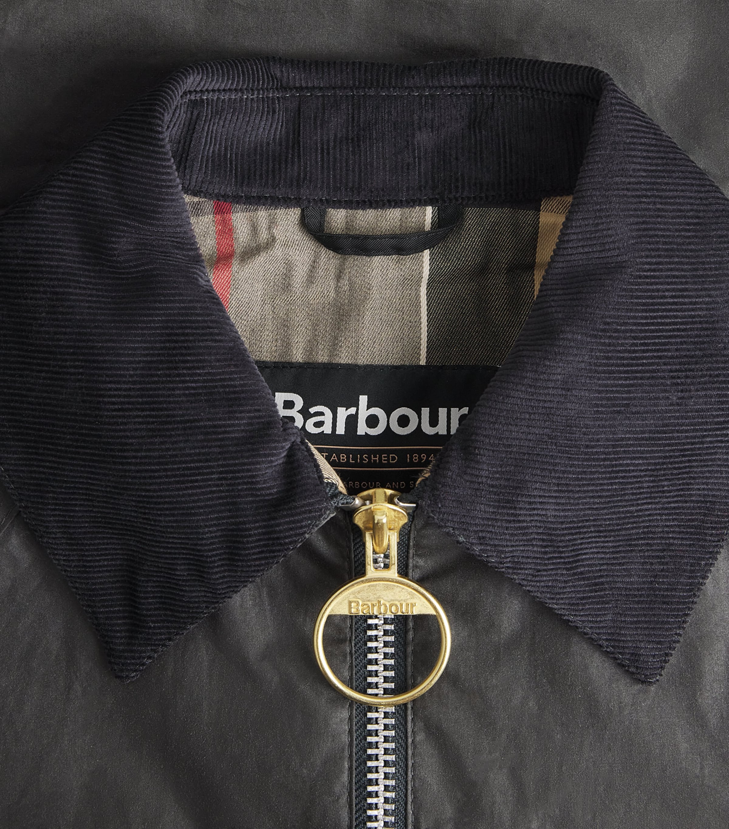 Waxed Marron Jacket GREY/DRESS Image 5