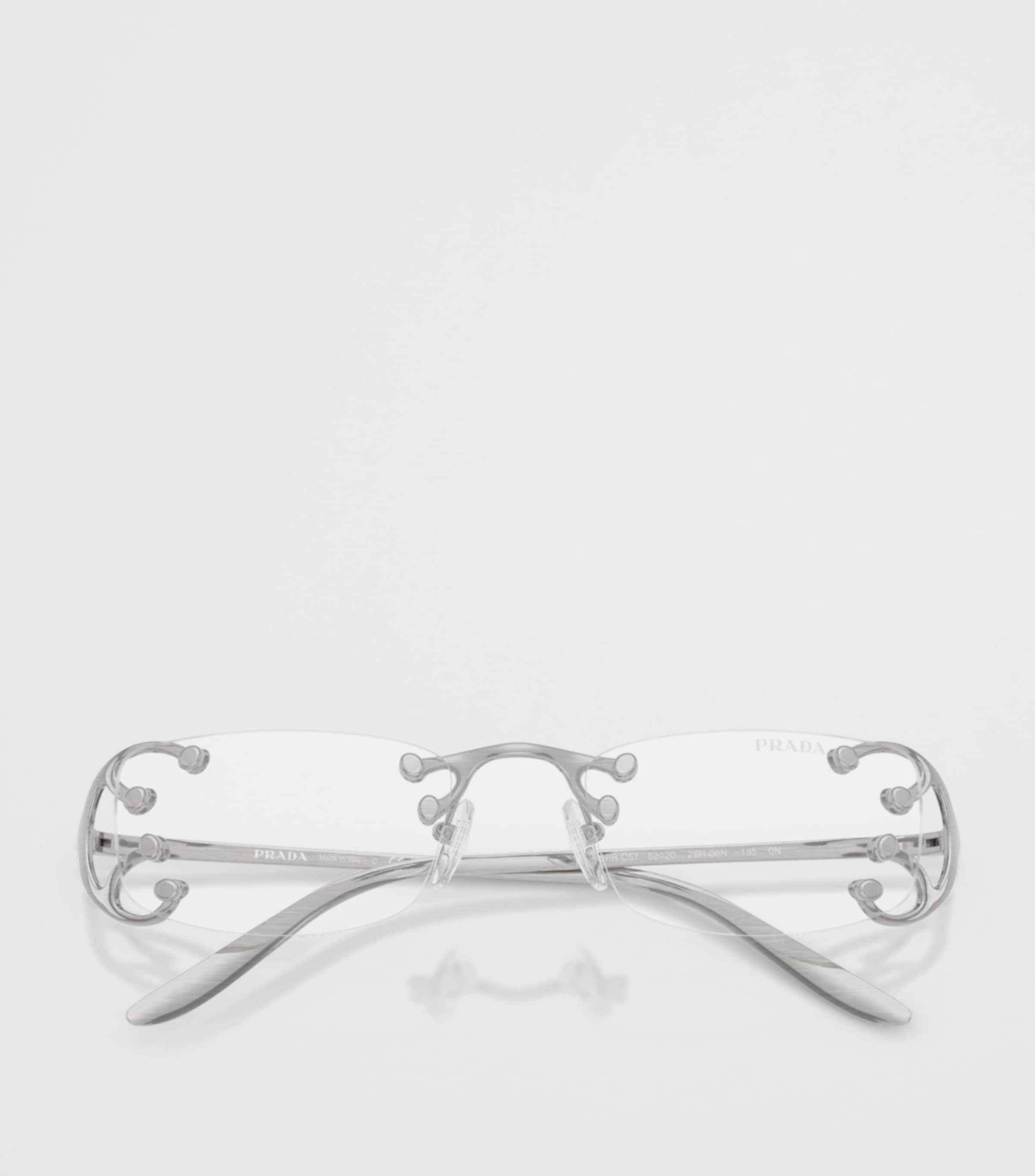 Metal Rectangular Sunglasses 28H08N Image 5