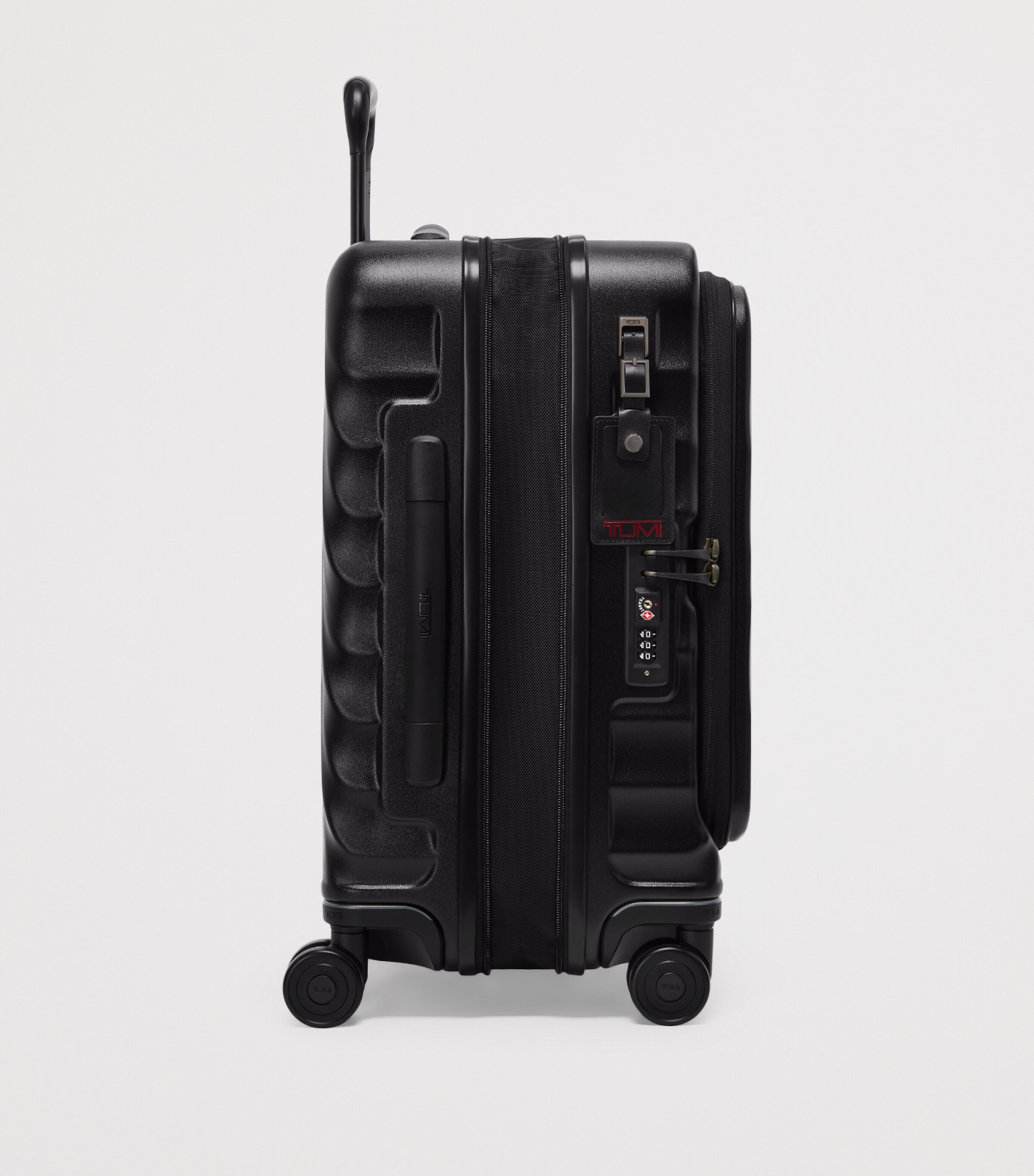 Tumi Large 19 Degree Front Access Expandable Cabin Suitcase (55cm) Black Textured Image 9