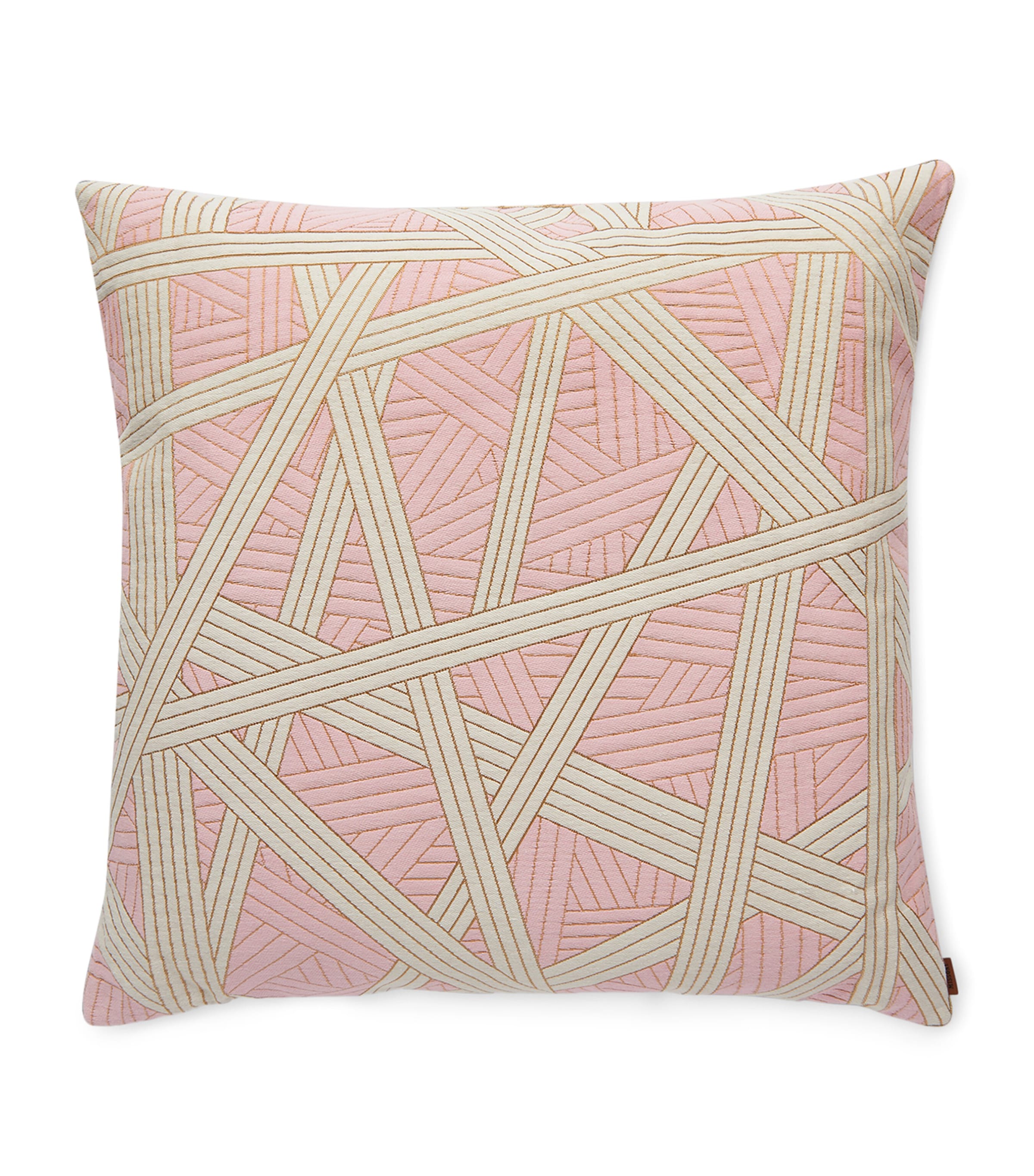 Shop Missoni Nastri Cushion In Pink