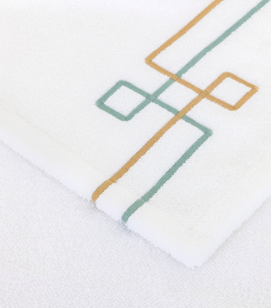 Yves Delorme Villa Hand Towel (55cm x 100cm) White Image 4