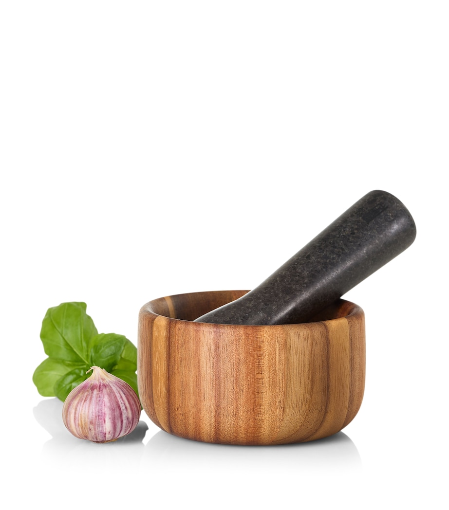 Cole & Mason Medium Taru Pestle and Mortar Wood And Granite Image 4