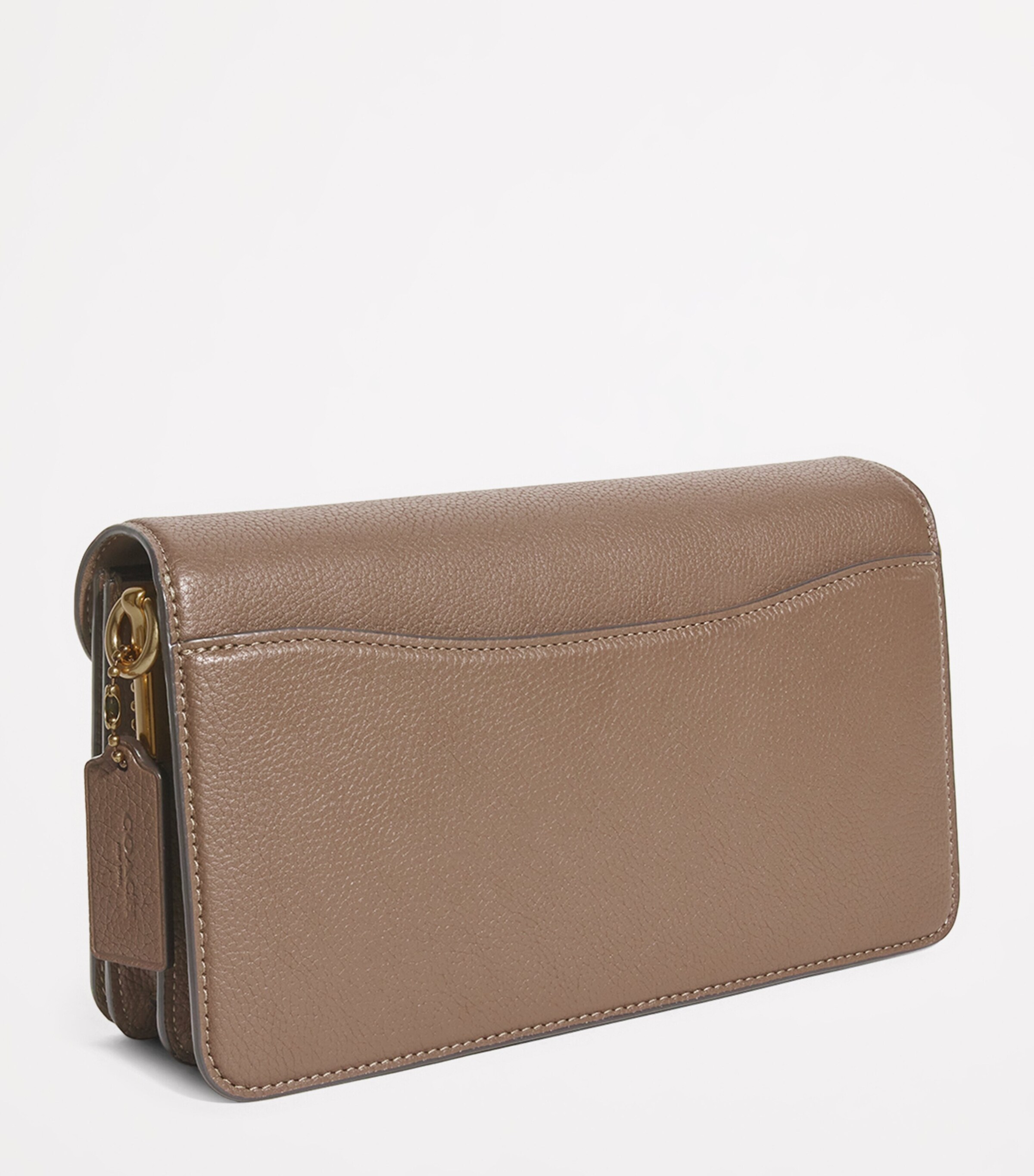 Coach Pebbled Leather Tabby 20 Shoulder Bag Stone Image 3