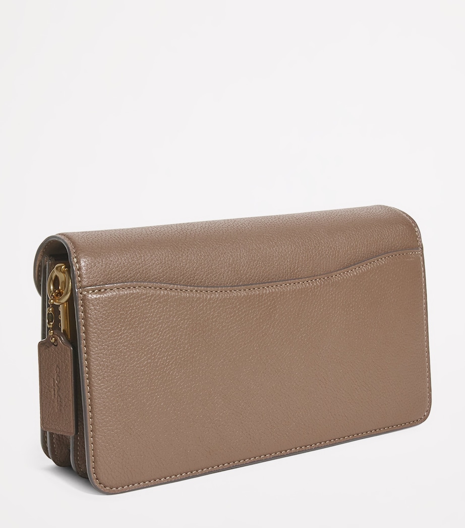 Coach Pebbled Leather Tabby 20 Shoulder Bag Stone Image 3