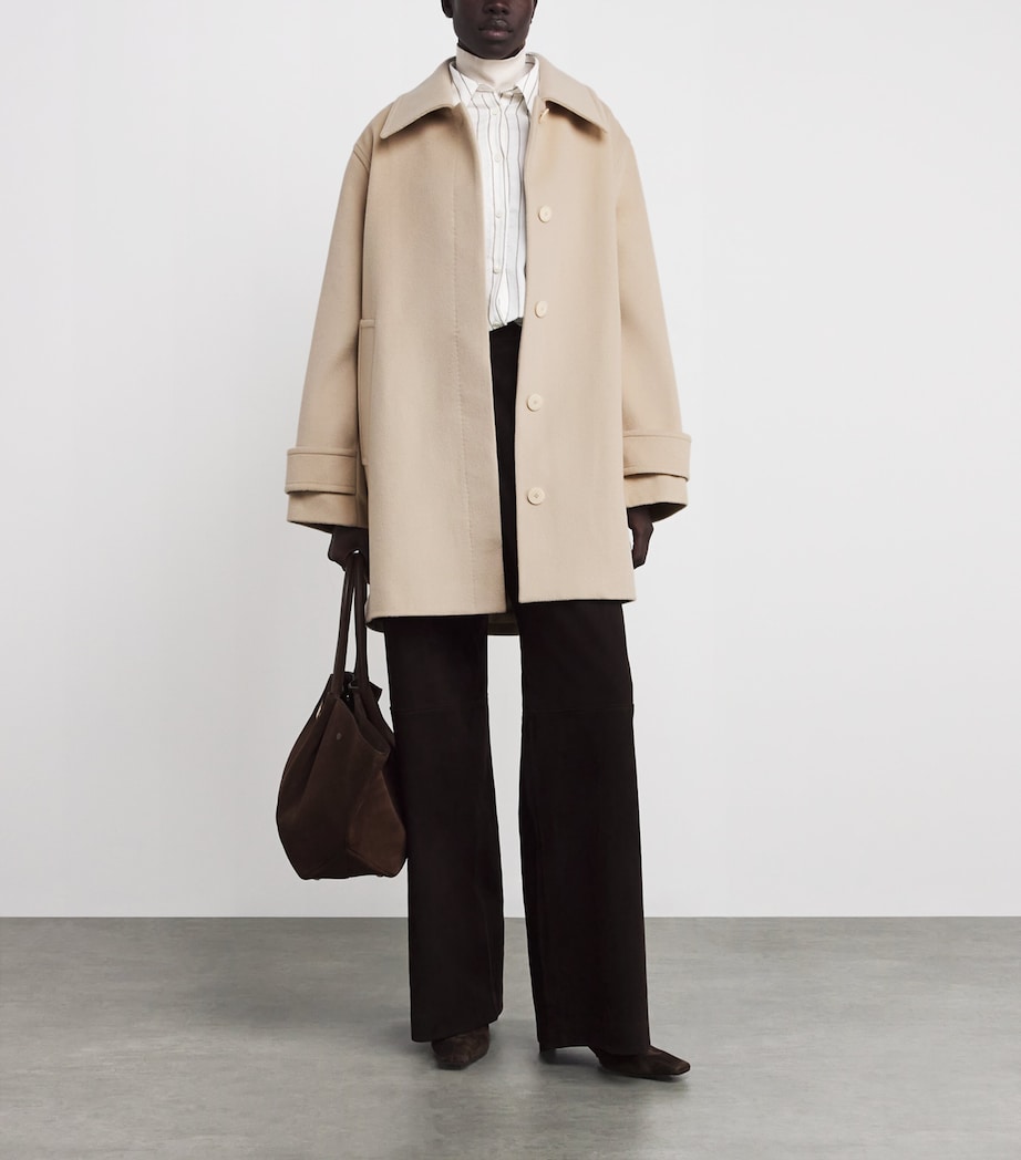Wool-Cashmere Loti Coat AFFOGATO Image 2