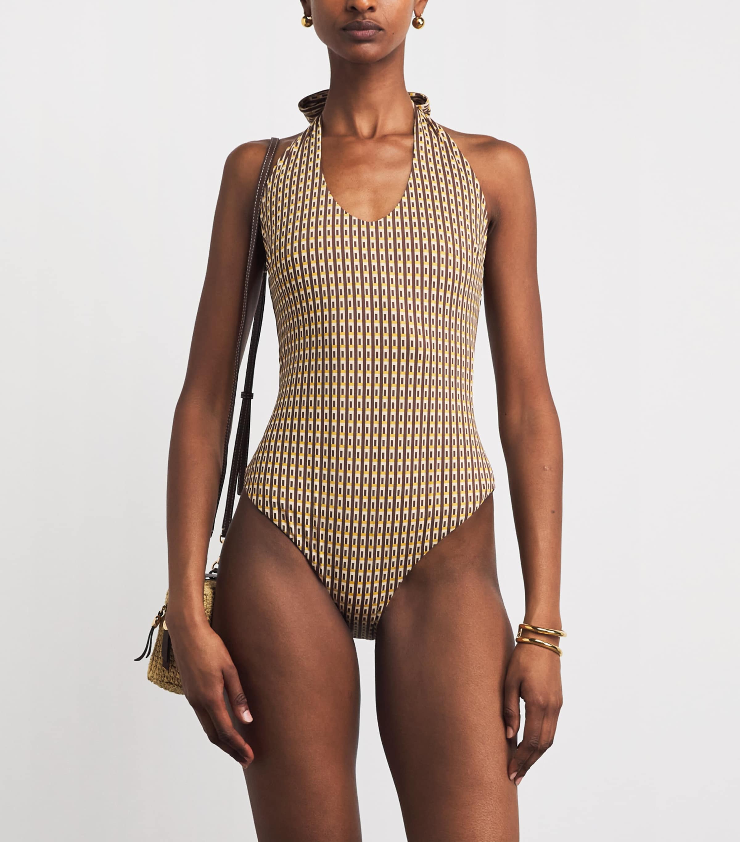 SIR. Womens Geometric Cooper Swimsuit Linnea Image 2