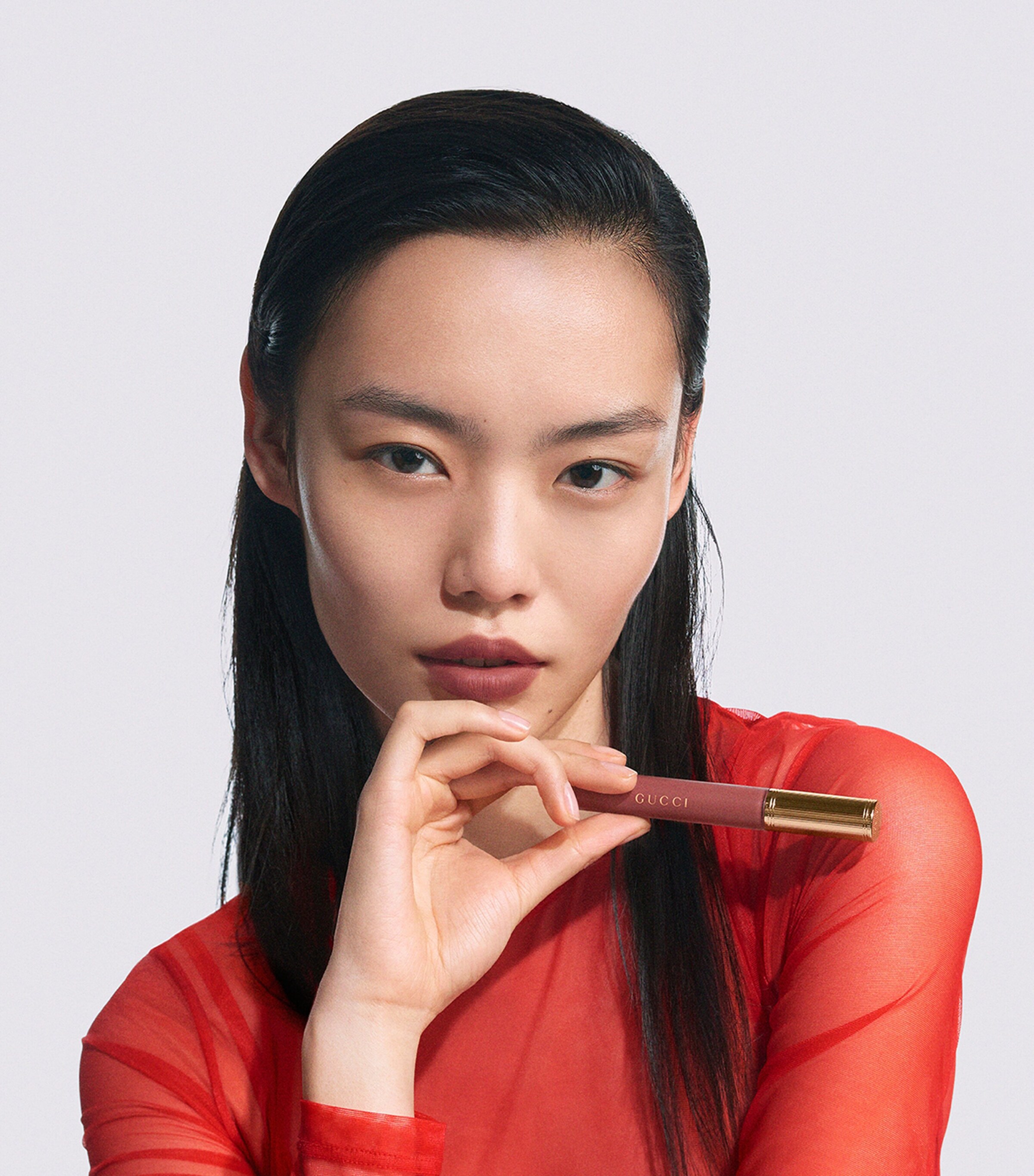 Rouge À Lèvres Liquide Matte Lipstick PEACH Image 5