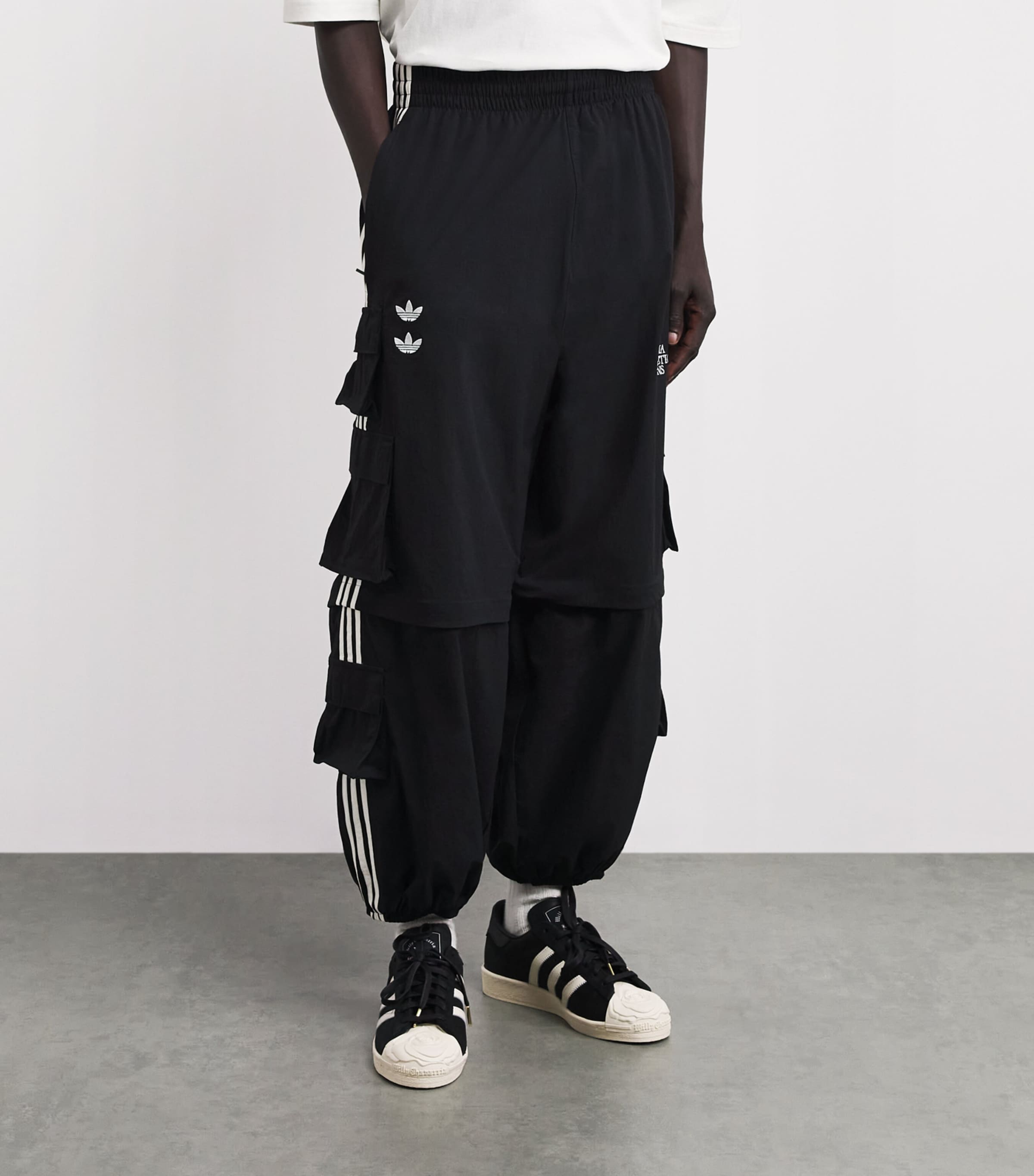 Willy Chavarria Black x adidas Originals Cargo Trousers | Harrods US