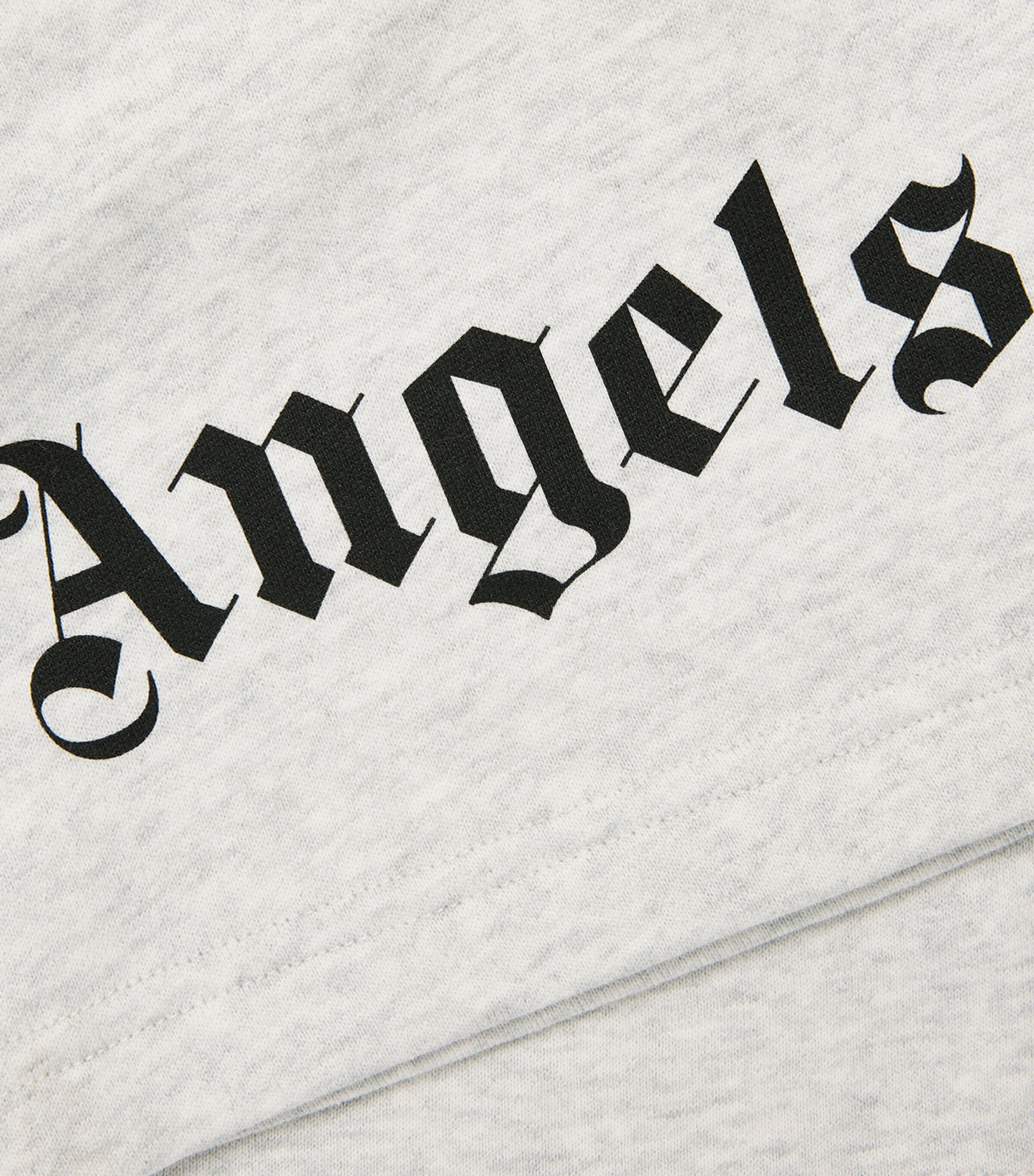 Palm Angels Kids Logo Sweatshorts (4-12+ Years) Gri Mel/mel Gry Image 3