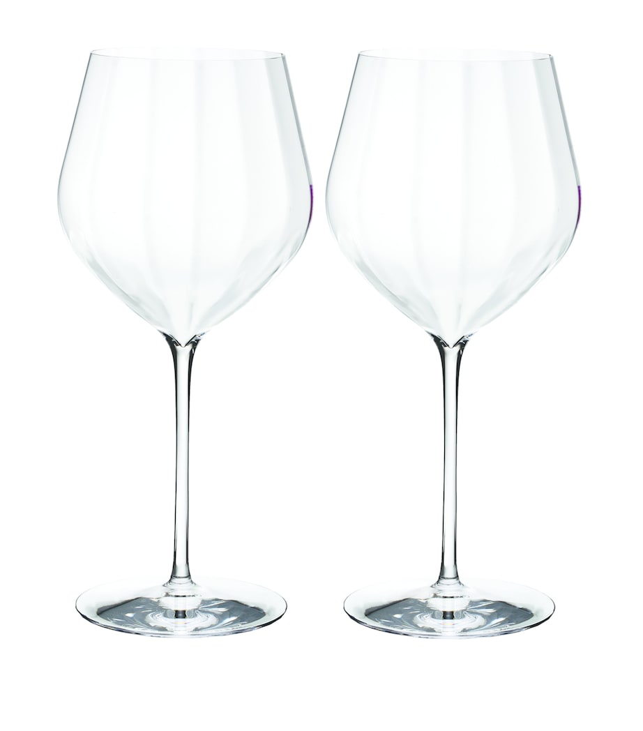 Set of 2 Elegance Optic Cabernet Sauvignon Wine Glasses CLEAR Image 1