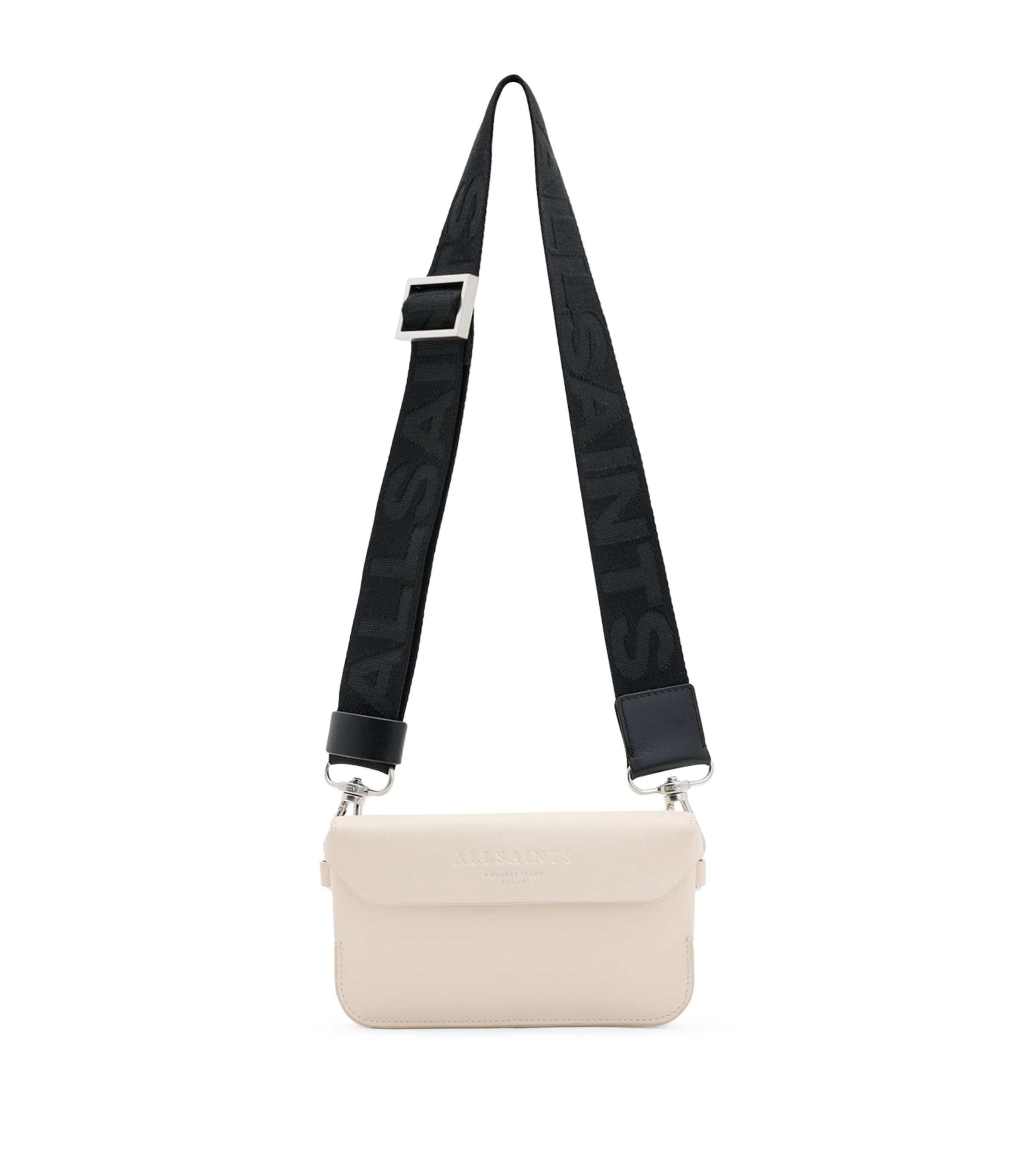 ALLSAINTS LEATHER ZOE CROSS-BODY BAG 