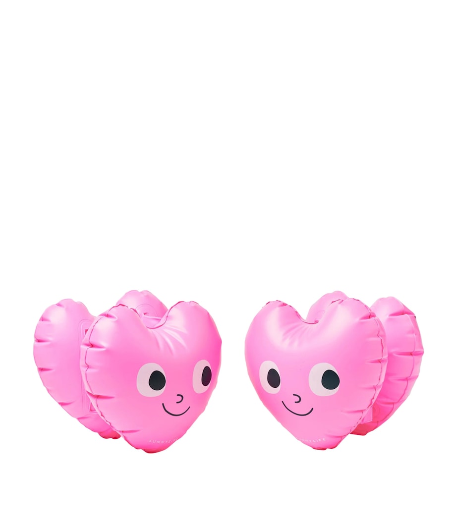 Sunnylife Kids Inflatable Poppy the Peach Armbands Pink Image 1