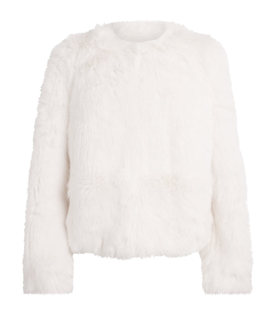 Faux Fur Jacket IVORY Image 1