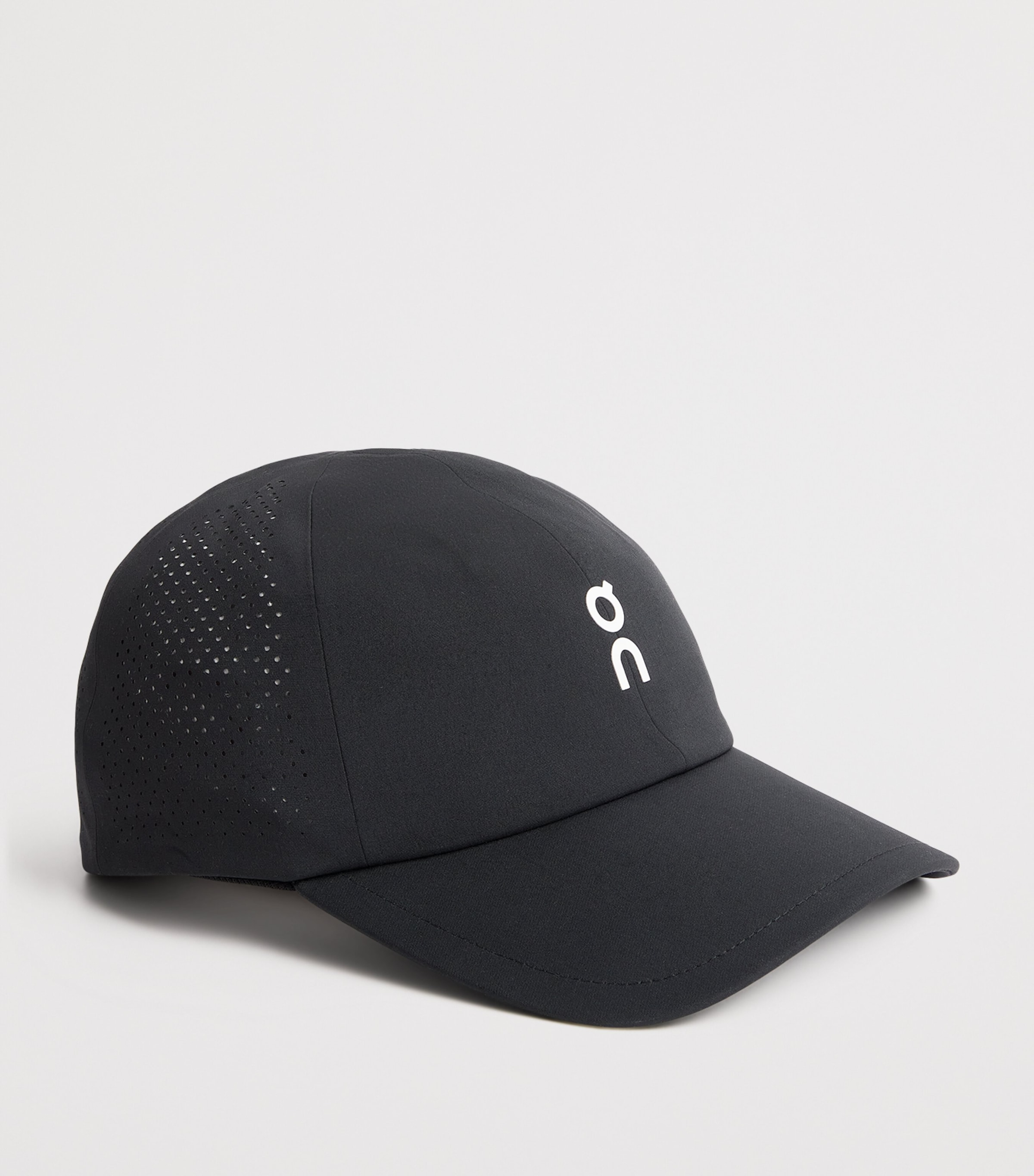 Perforated Court Baseball Cap BLACK Image 2