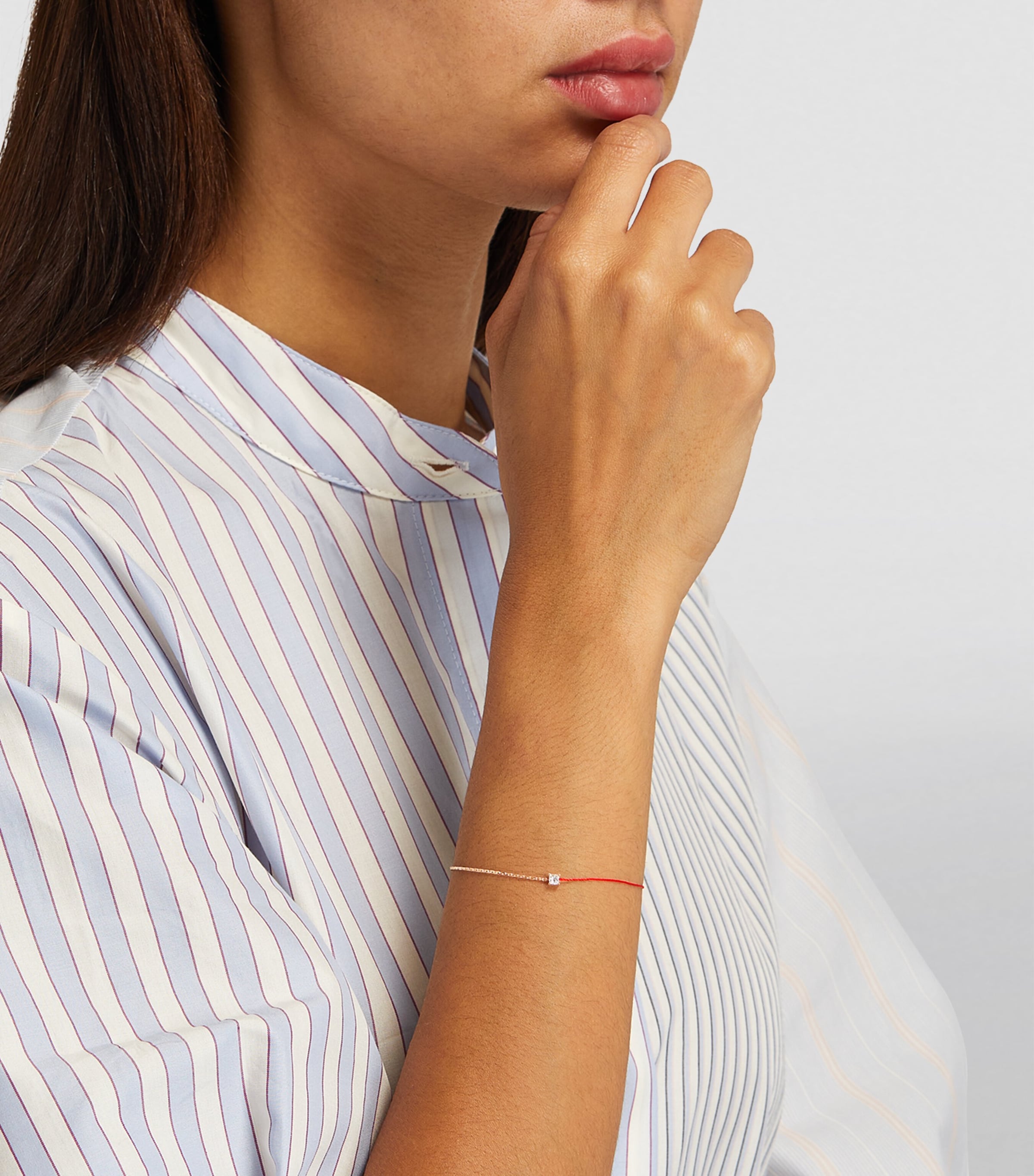 Rose Gold and Diamond Royal 10-Year Anniversary Bracelet RED Image 3