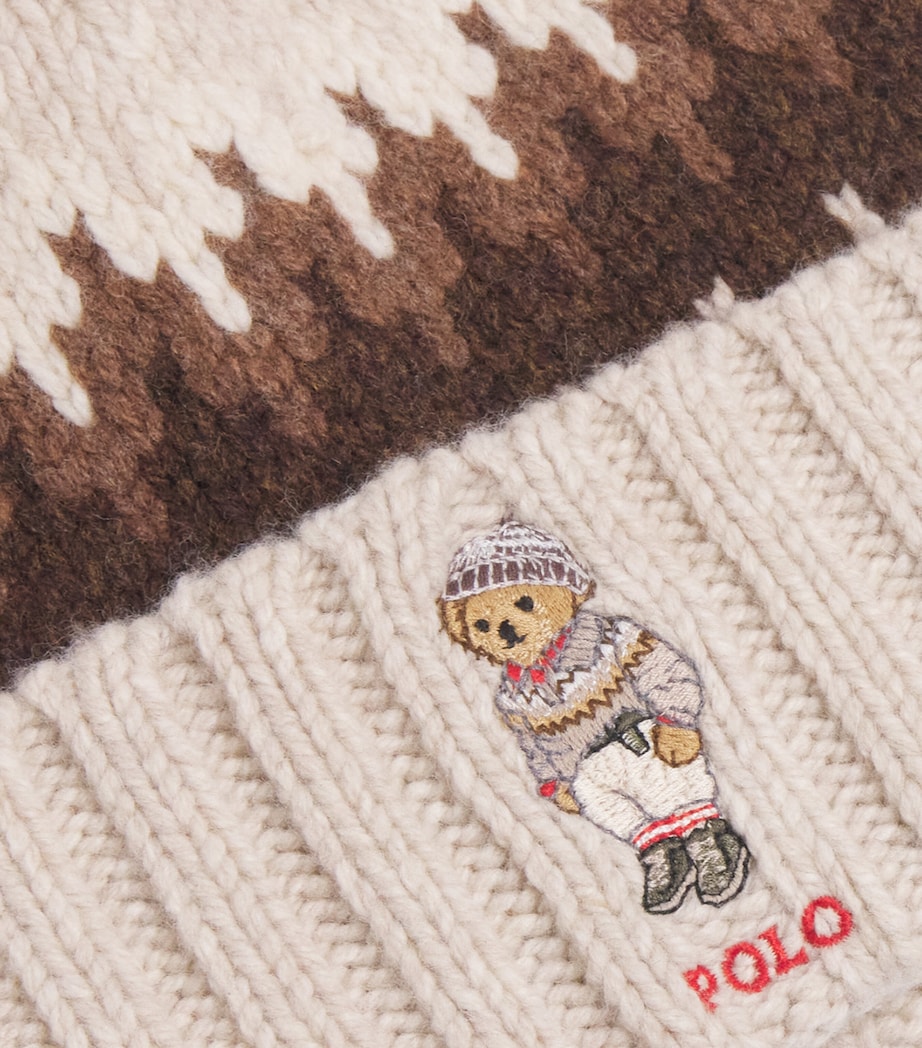 Wool-Blend Pom-Pom Colorado Beanie CREAM Image 3