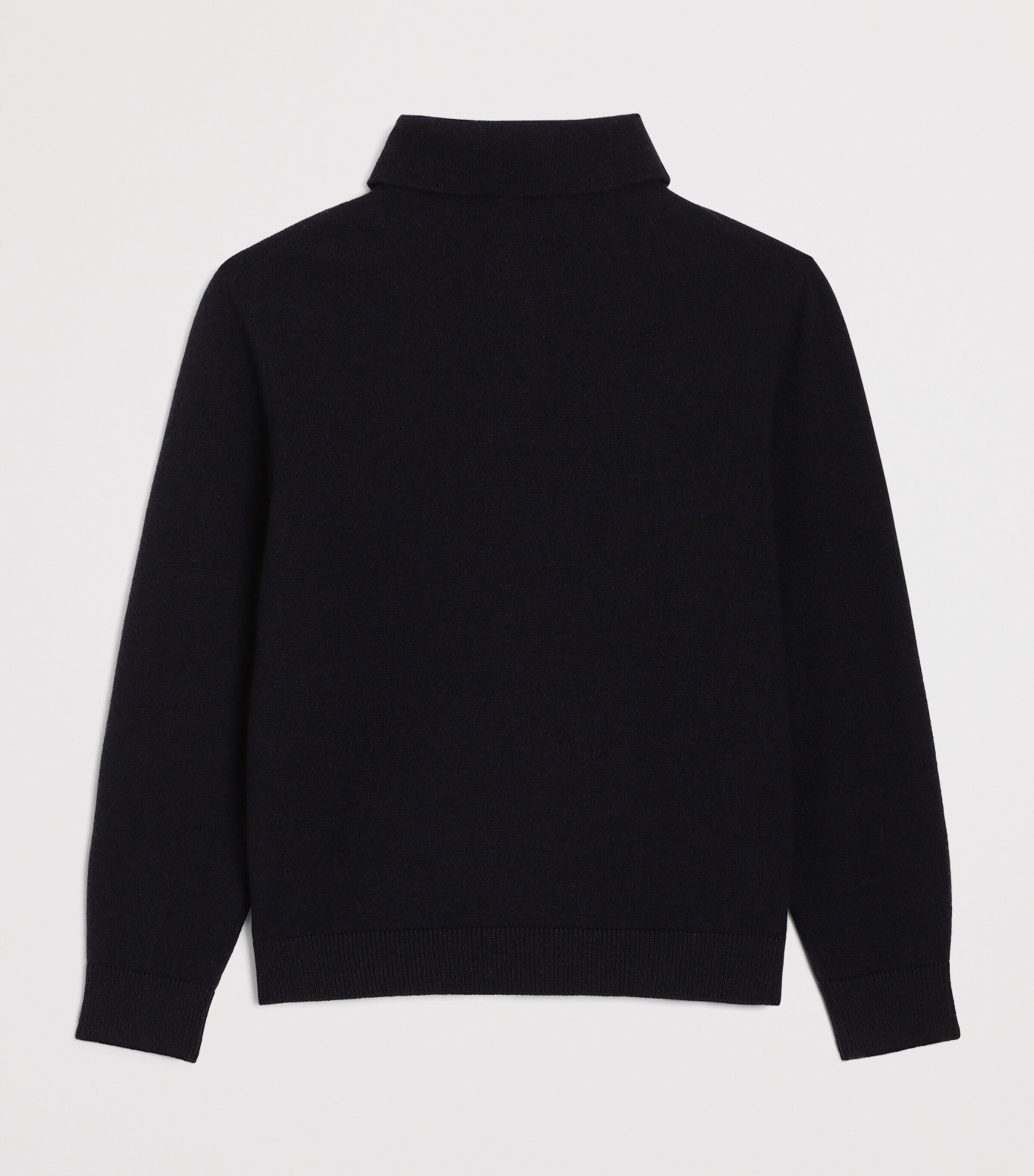 Dolce&Gabbana Kids Wool-Cashmere Polo Sweater (8-14 Years) Very Dark Blue Image 2