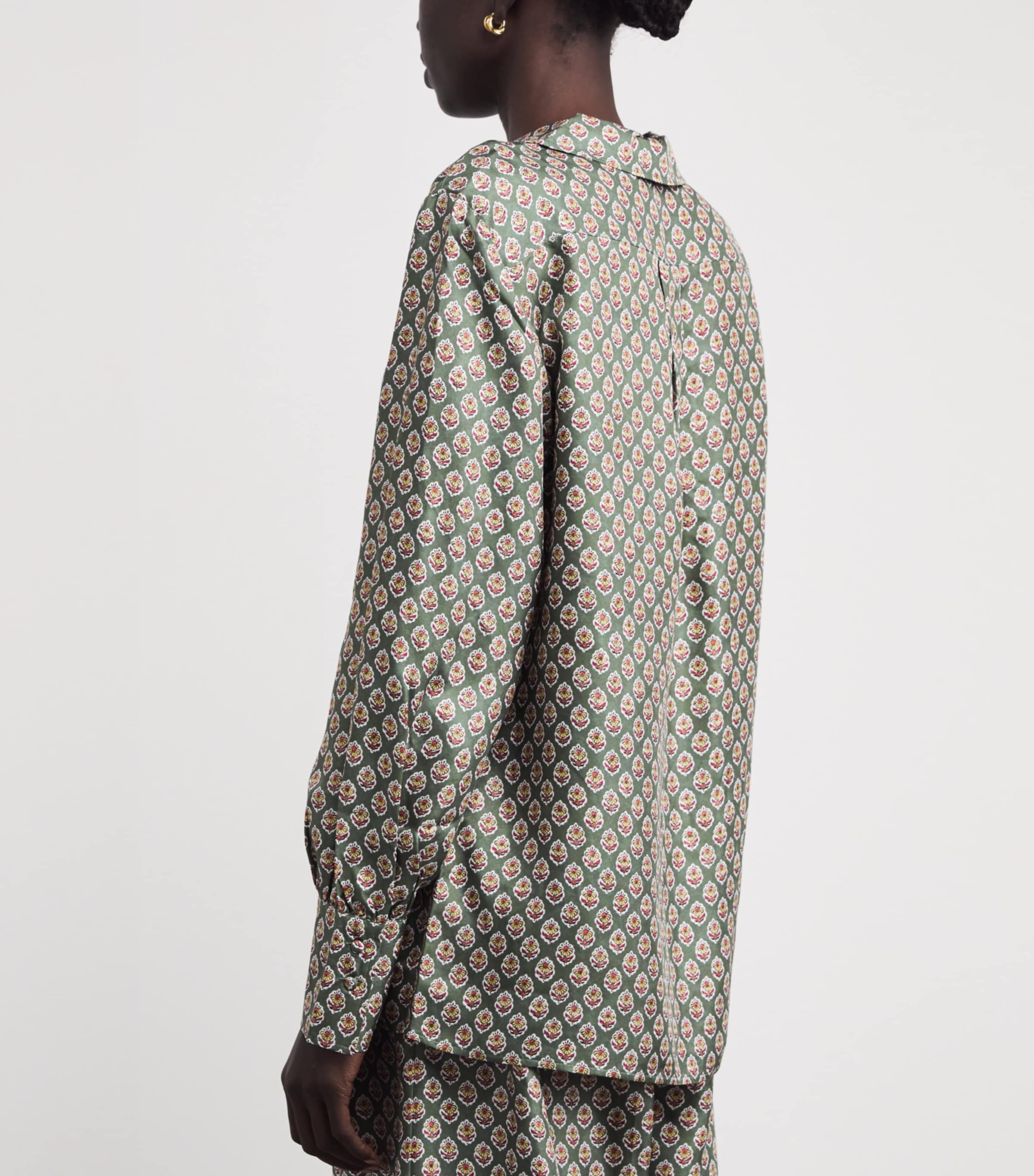 Silk Floral Shirt 2014 WD BLK SPK FLWR Image 4