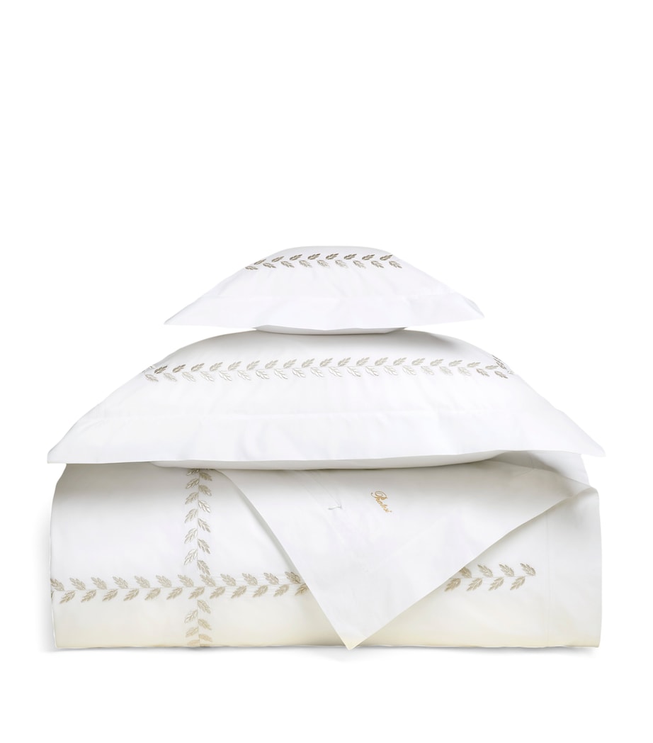 Pratesi Federico Pillowcase (50cm x 75cm) Wht/antique Svr Image 2