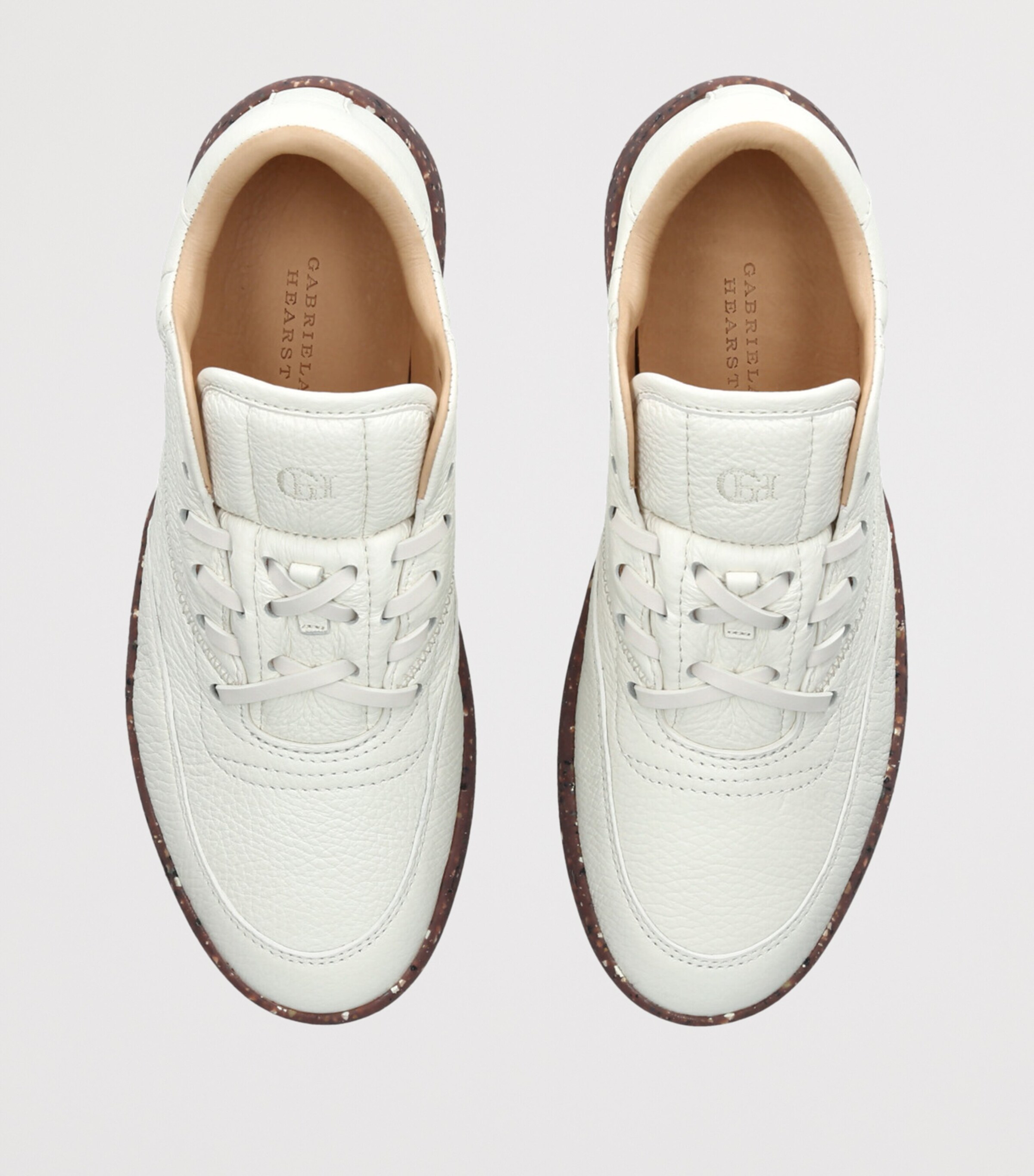 Leather Ohio Sneakers CREAM Image 4