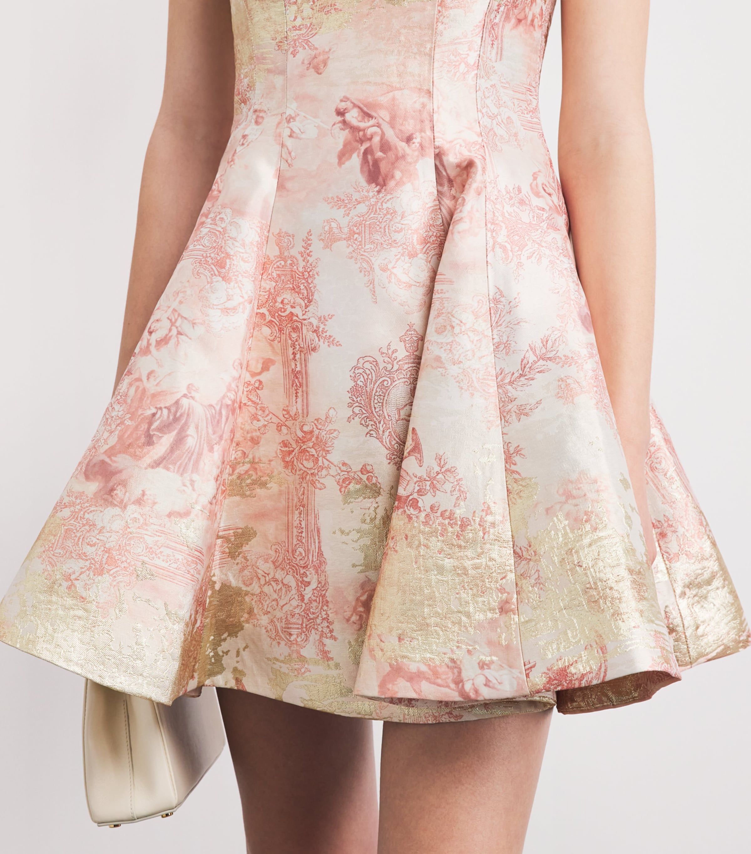 pink and gold mini dress Swift Mini Dress - Pink Gold