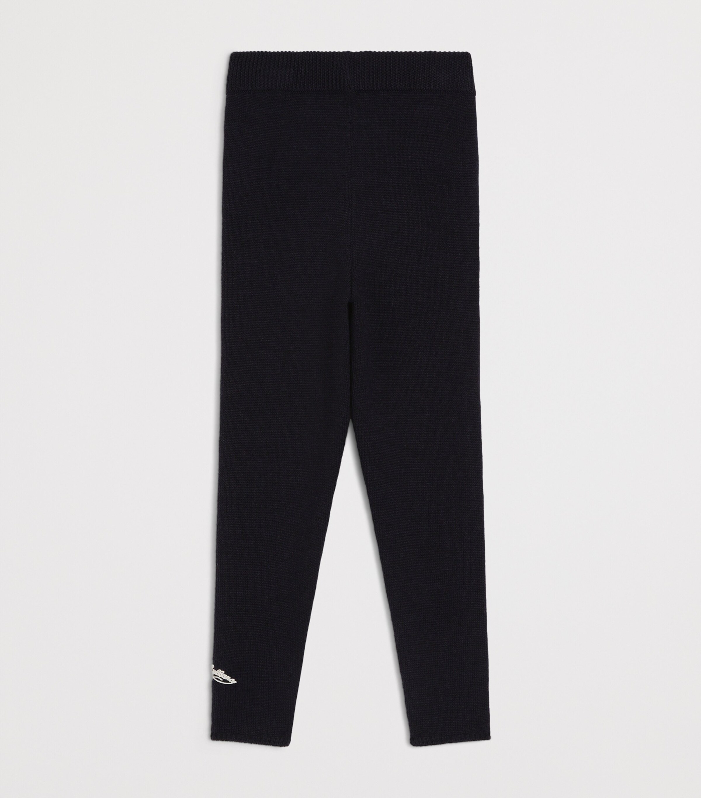 Dolce&Gabbana Kids Virgin Wool Knitted Sweatpants (8-12+ Years) Navy Blue Image 2