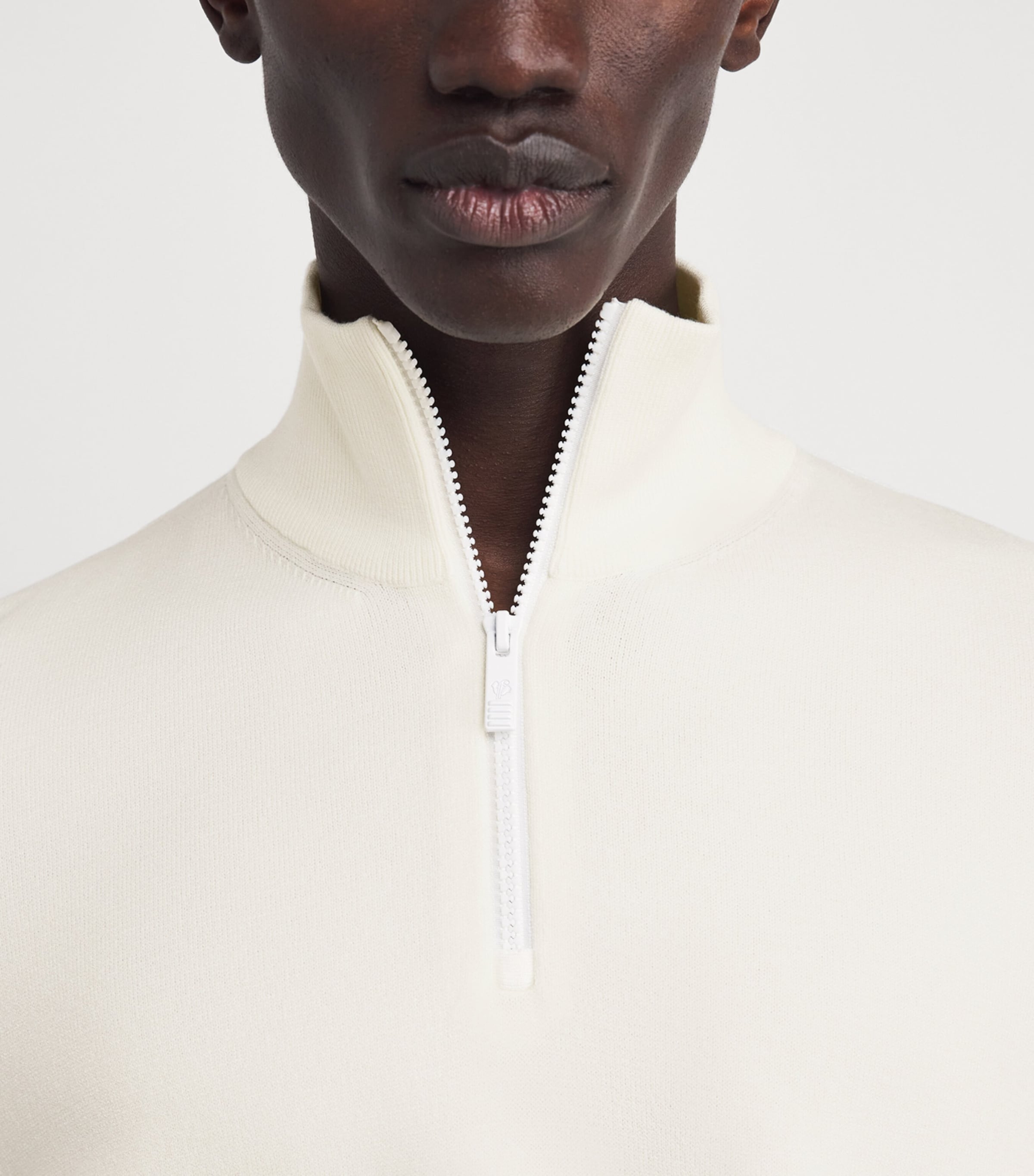 Half-Zip Natom Sweater 9025 NEIGE/BEIGE Image 6