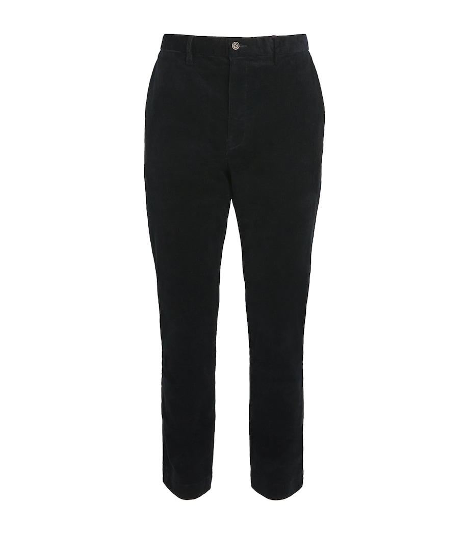 Corduroy Andover Slim Trousers BLACK Image 1
