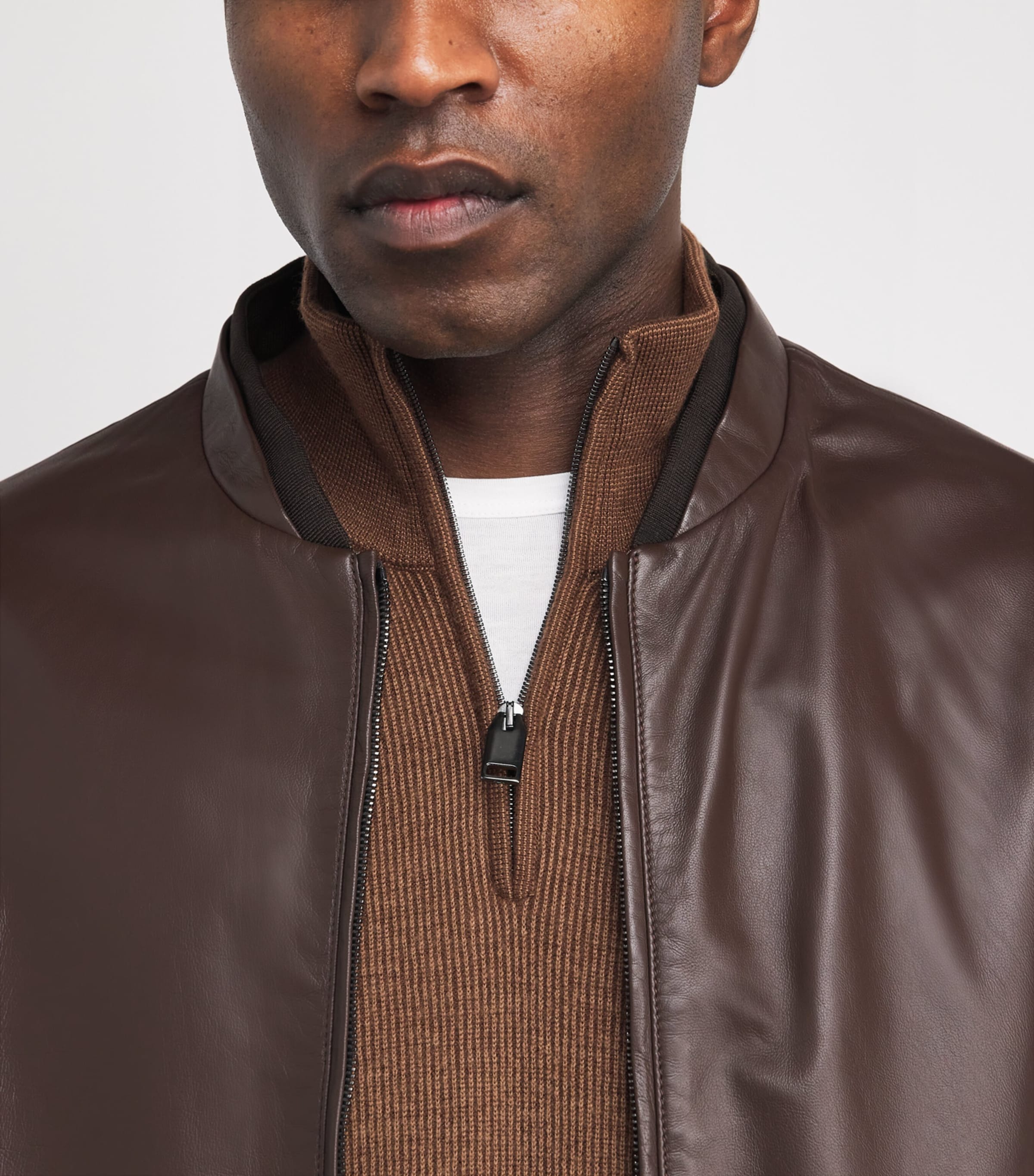 Cashmere-Wool Half-Zip Sweater 2423 Image 6