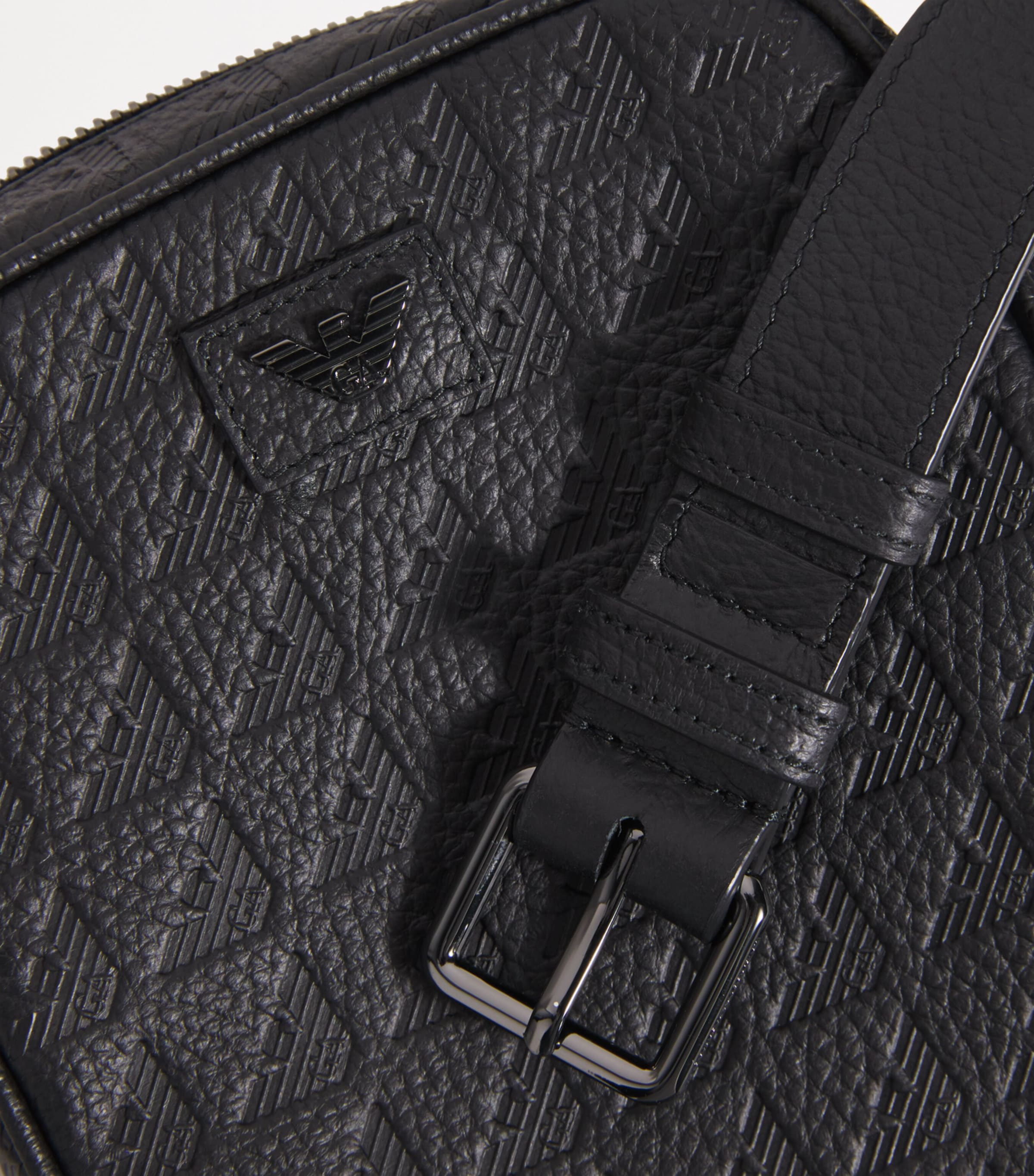 Leather Eagle Embossing Tech Cross-Body Bag UC001 Image 4