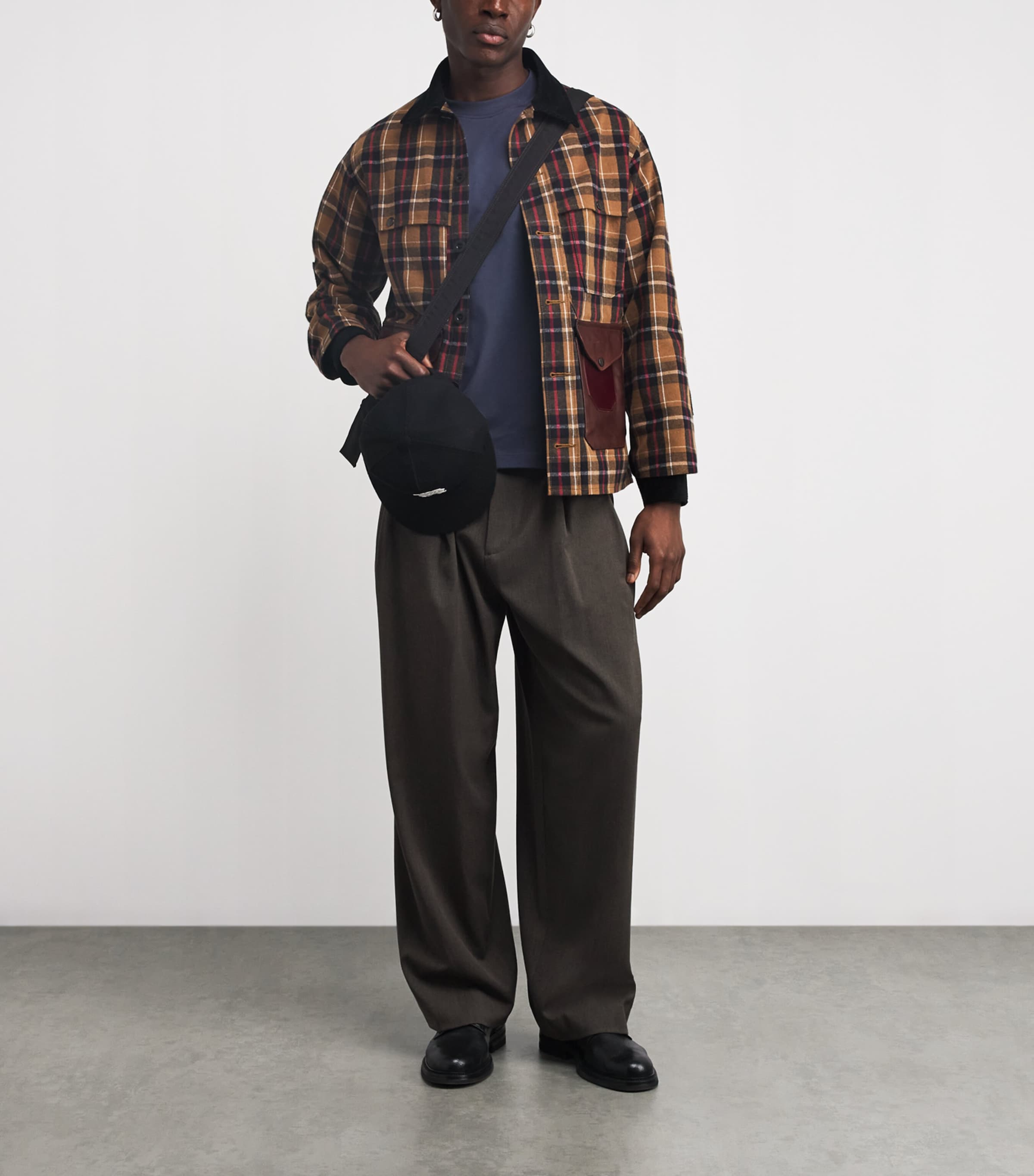 Cotton Back Logo T-Shirt SMOKE BLUE/ECRU Image 2